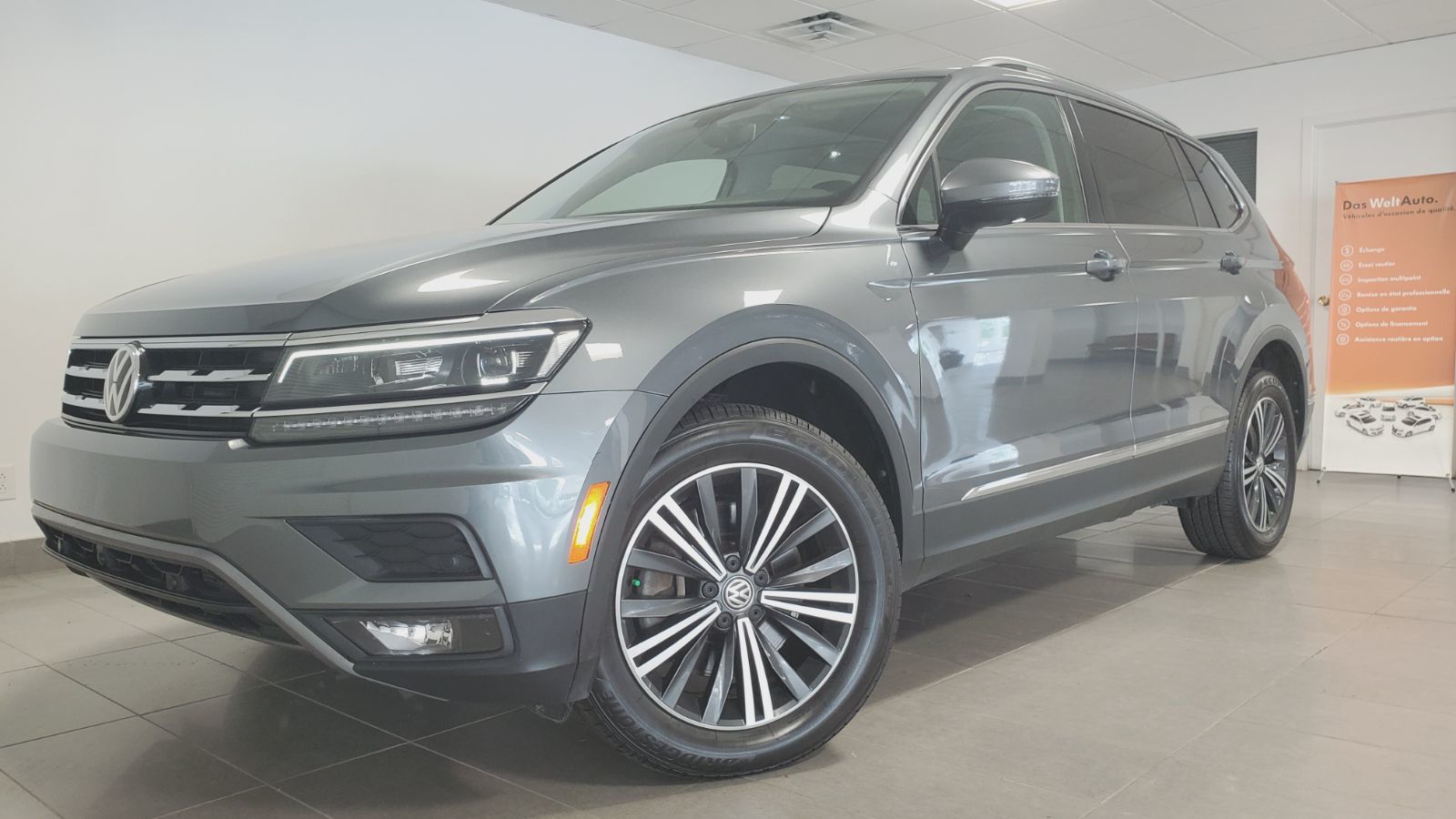 Used 2018 Volkswagen Tiguan HIGHLINE - AIDE À LA CONDUITE PLATINUM GRAY ...