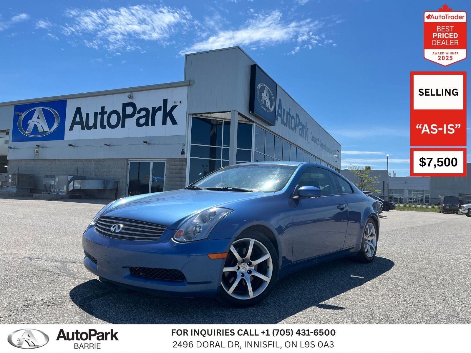 2005 Infiniti G35 2dr Cpe Auto