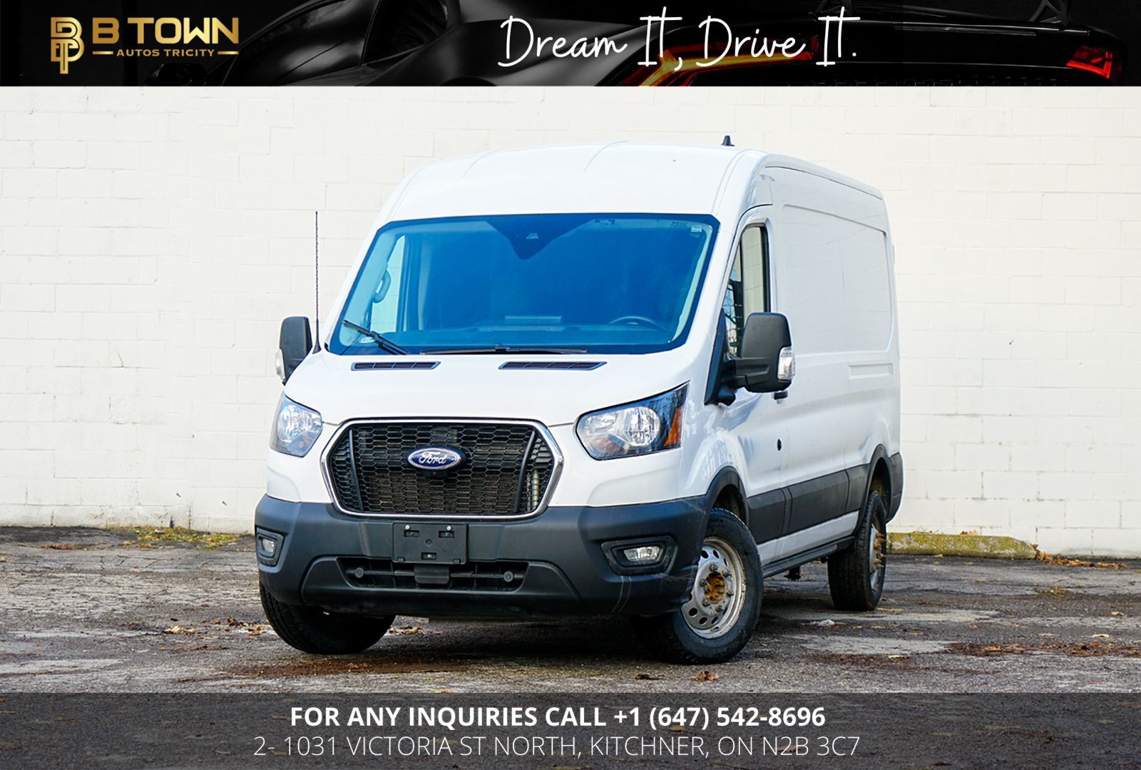 2021 Ford Transit Cargo Van T-250 MED ROOF AWD-0