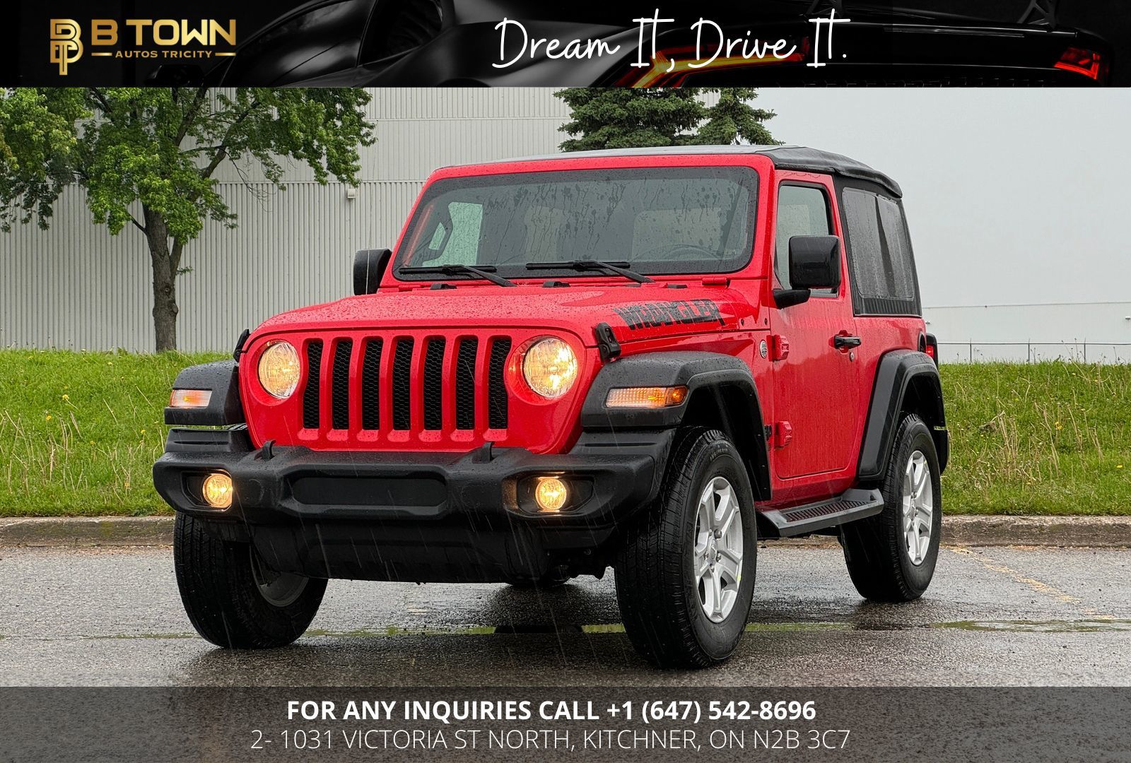 2021 Jeep Wrangler Sport S 661036 B Town Auto Tricity in Kitchener