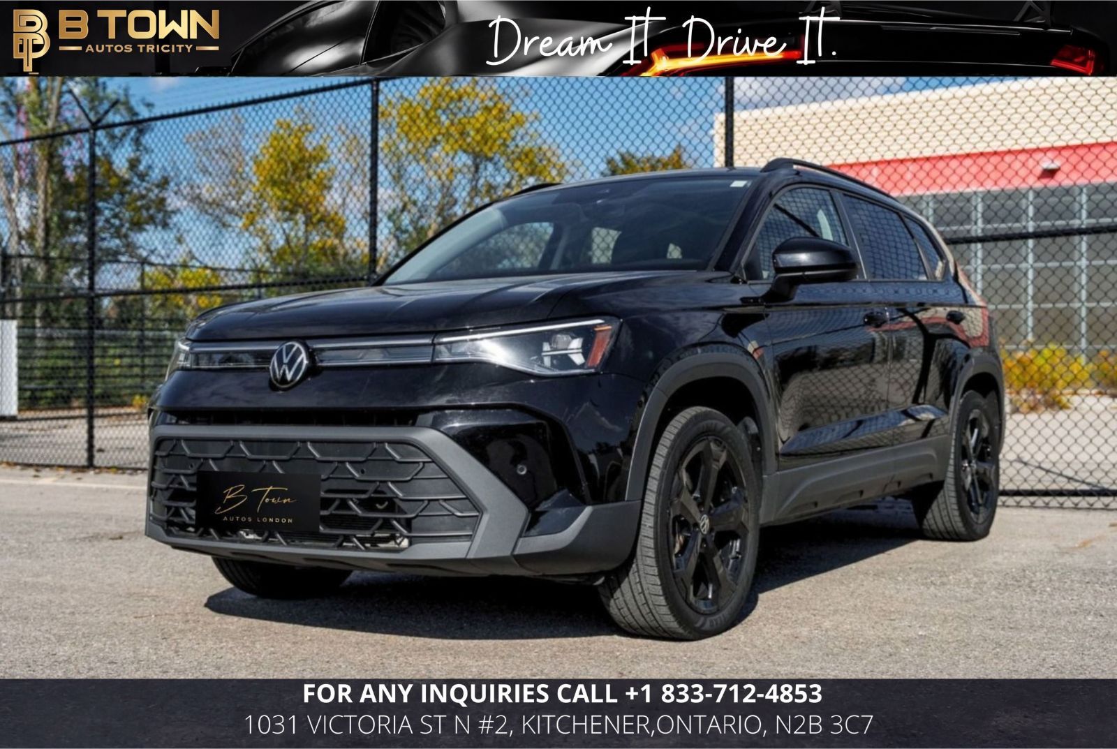 2025 Volkswagen Taos Comfortline Black Edition-0