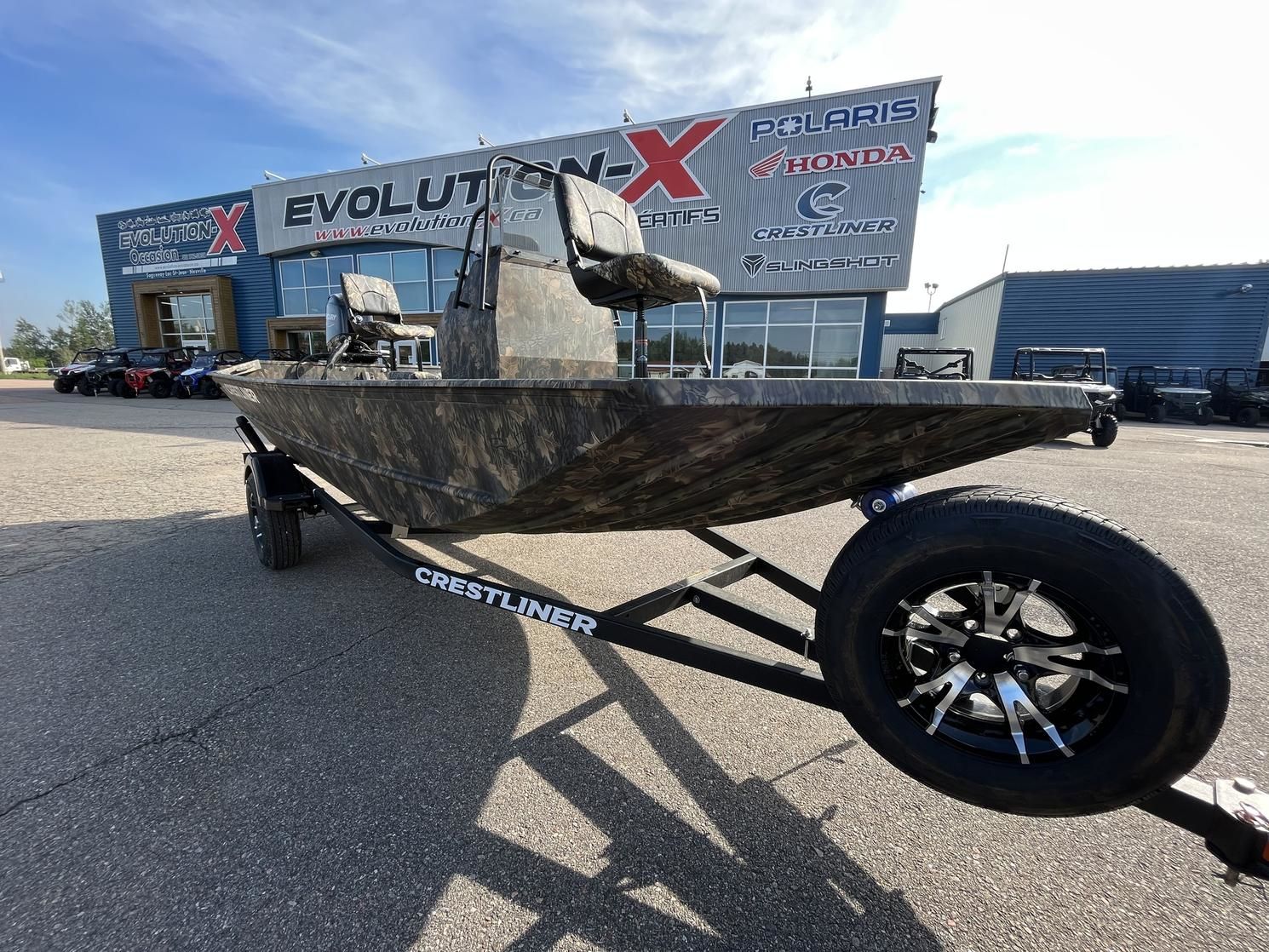 2024 Crestliner JON RETREIVER 1660  CAMOUFLAGE jet boat 40