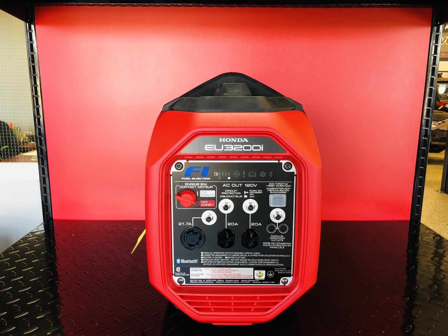 Honda EU3200i GENERATRICE ULTRA-SILENCIEUSE BLUETOOTH Lger et portatif  seulement 27 kg (59,5 lb) 2024