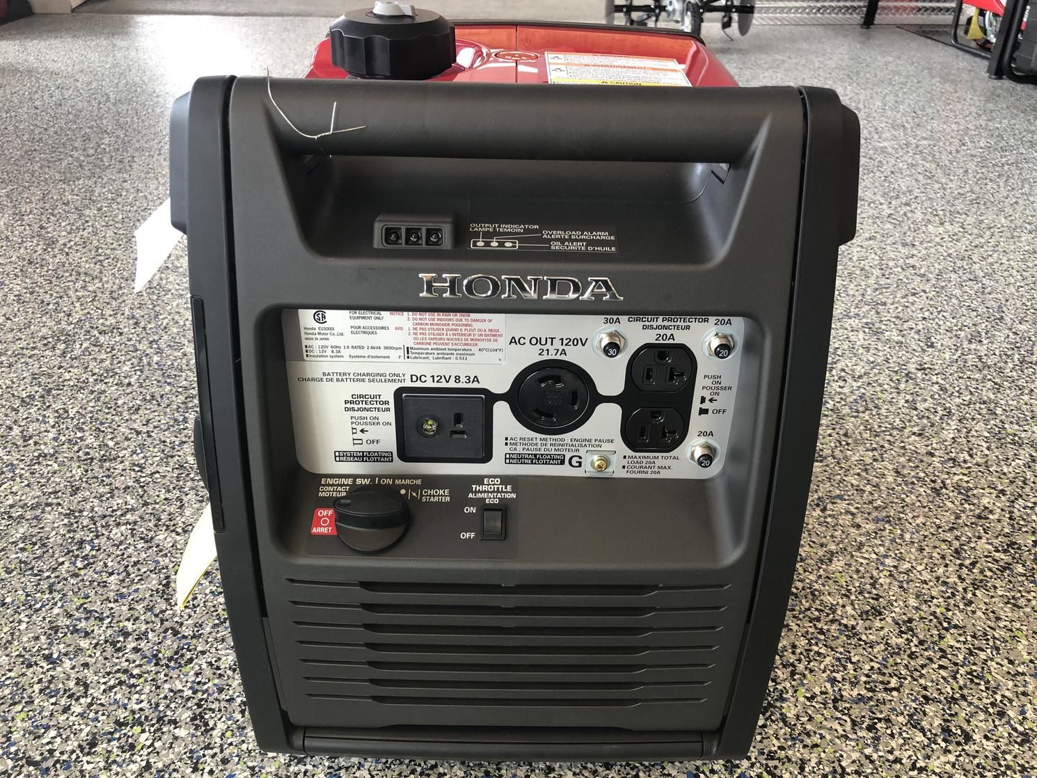 2020 Honda ULTRA SILENCIEUSE 3000I EU3000IKC1