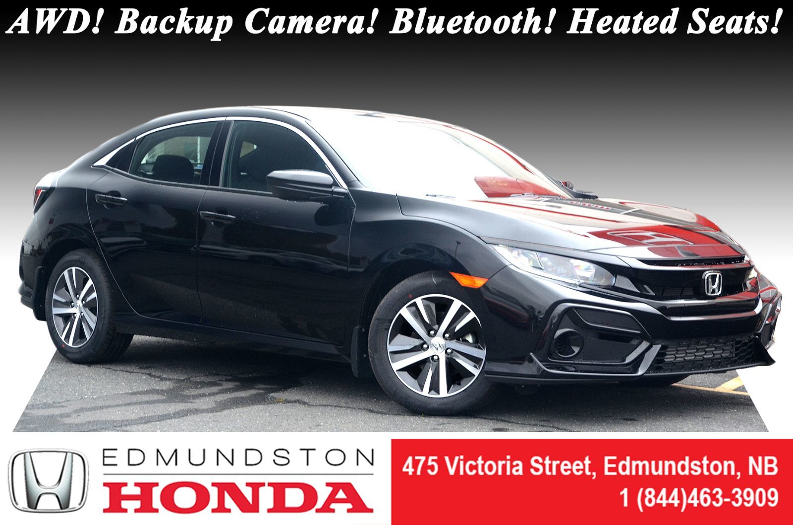 new 2020 honda civic hatchback lx at edmundston honda 12882 edmundston honda