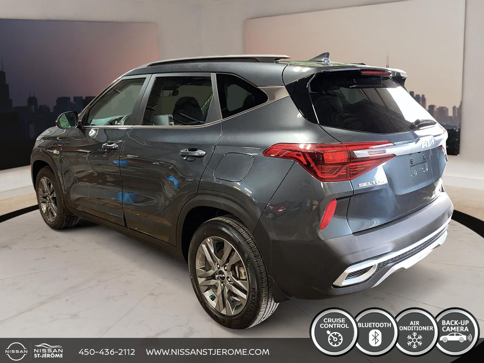 Photo Kia Seltos EX AWD MAGS TOIT OUVRANT CAMÉRA BLUETOOTH DÉMARREU 2023 #5
