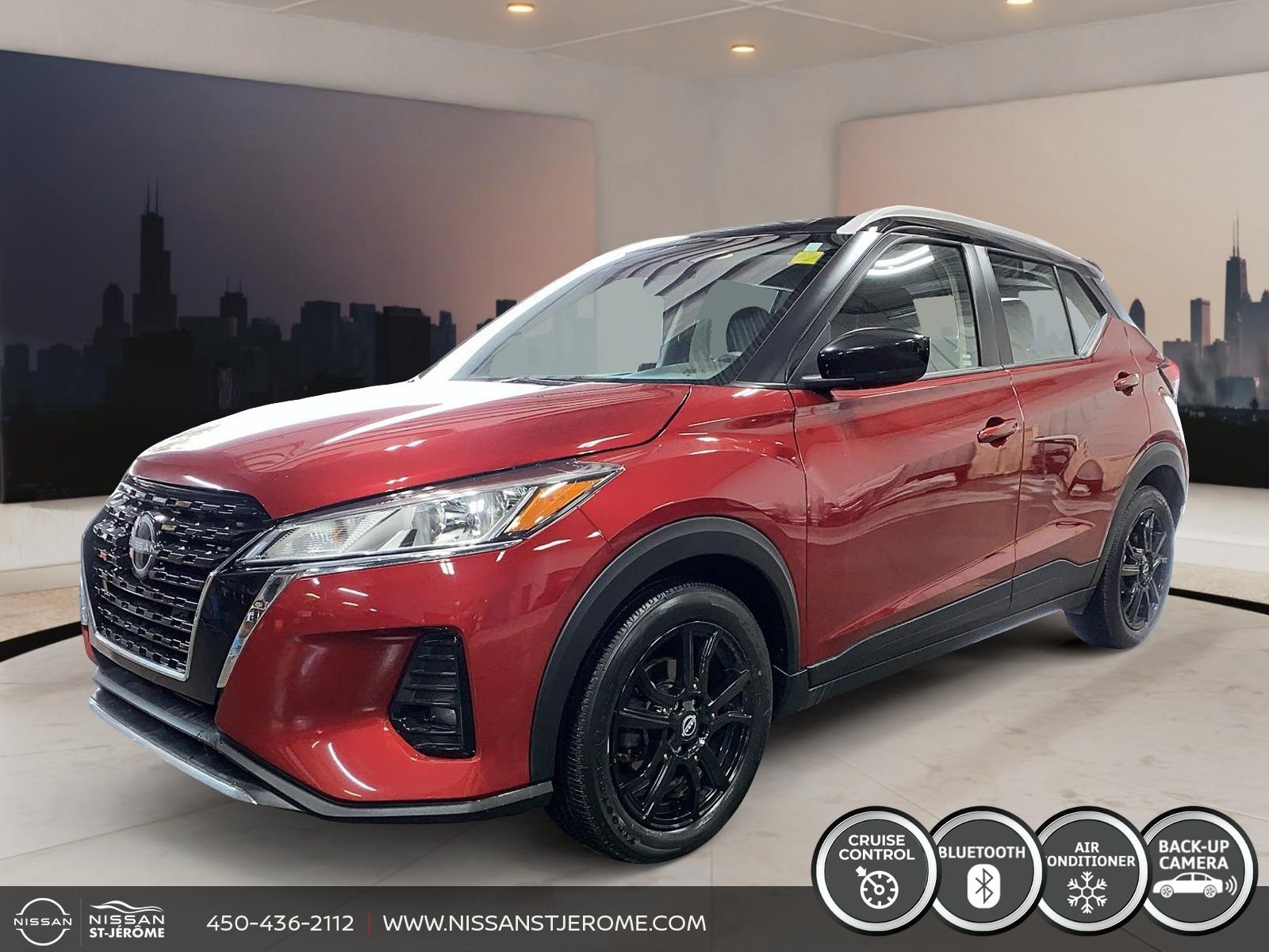 2023 Nissan Kicks SV SPÉCIAL EDITION TOIT NOIR AILERON MAGS NOIR CAM