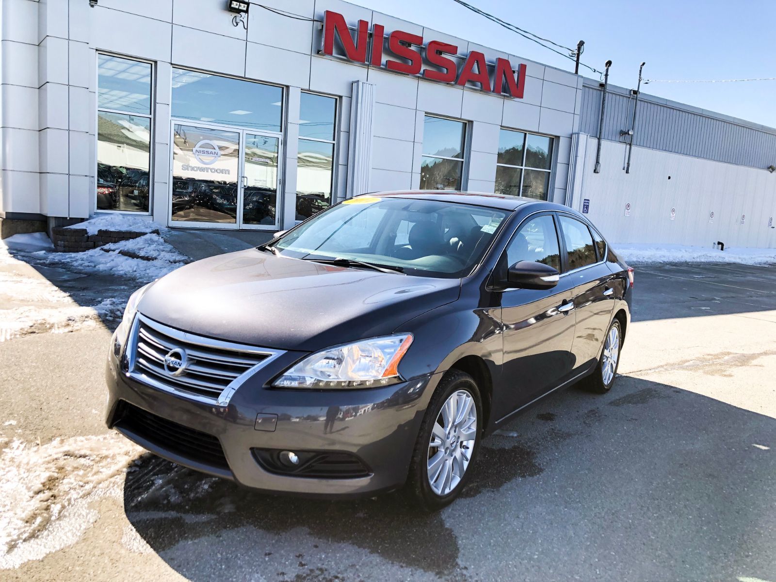 Used 14 Nissan Sentra Sl Leather Navigation At Saint John Nissan El