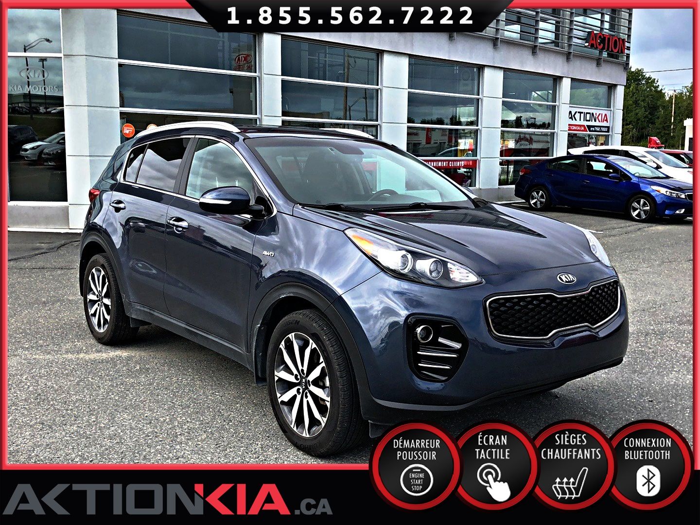 2017 Kia SPORTAGE EX d'occasion à RouynNoranda Inventaire d'occasion
