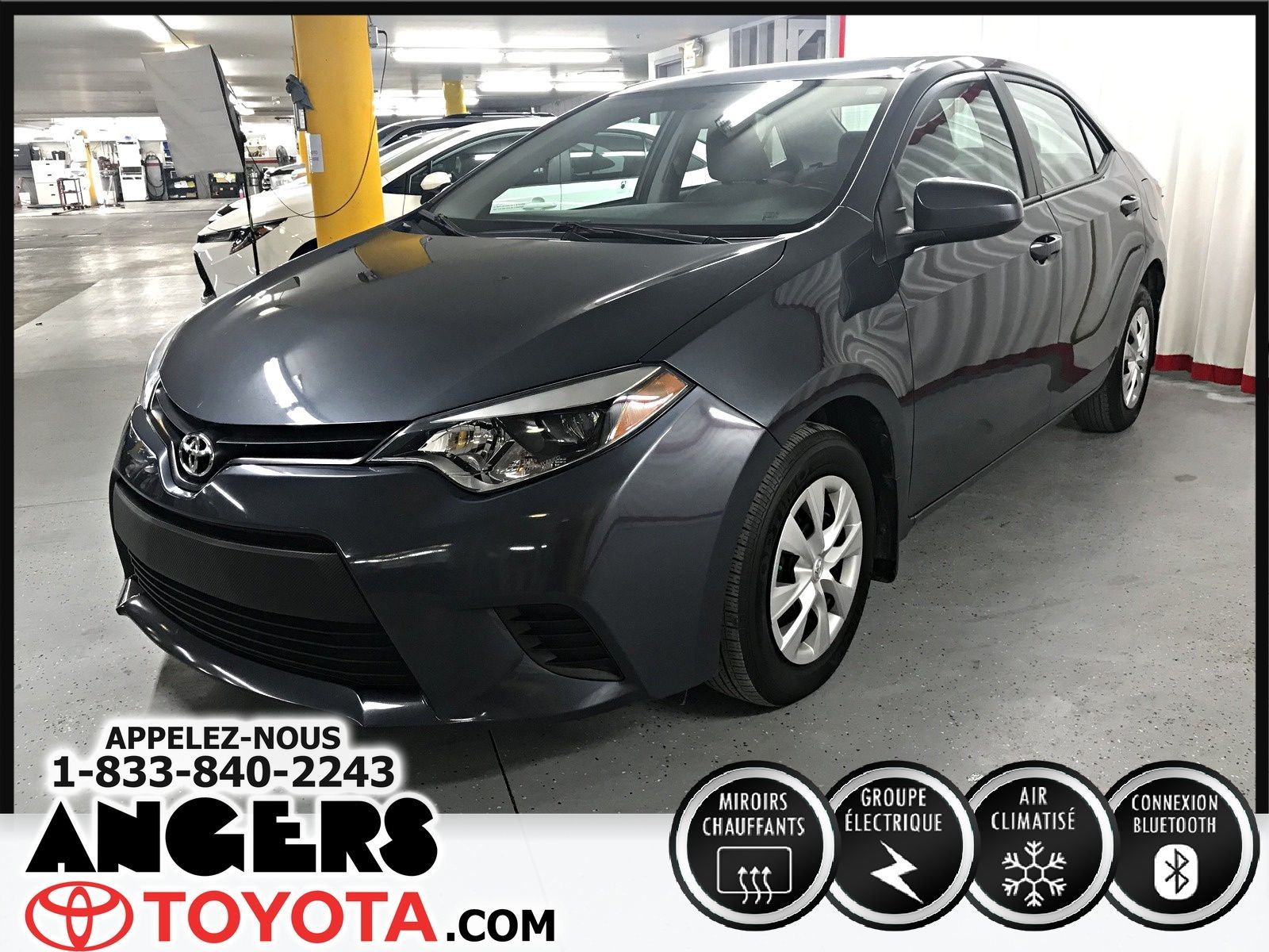 Angers Toyota Pre Owned 2014 Toyota Corolla Ce For Sale In Saint Hyacinthe