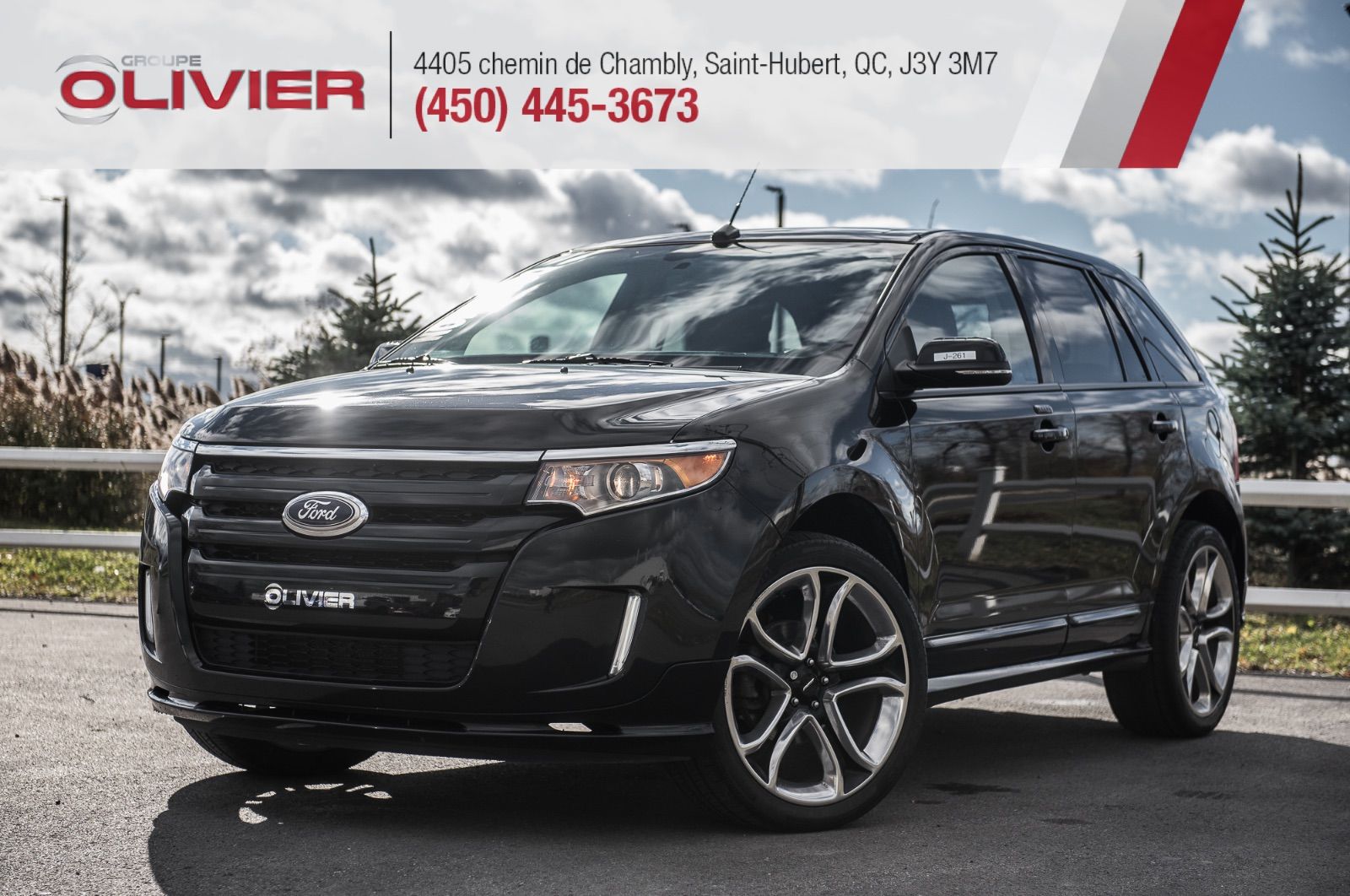 Olivier Ford Saint Hubert Pre Owned 14 Ford Edge Sport Awd Cuir Toit Pano Nav Camera Mags A C For Sale In Saint Hubert