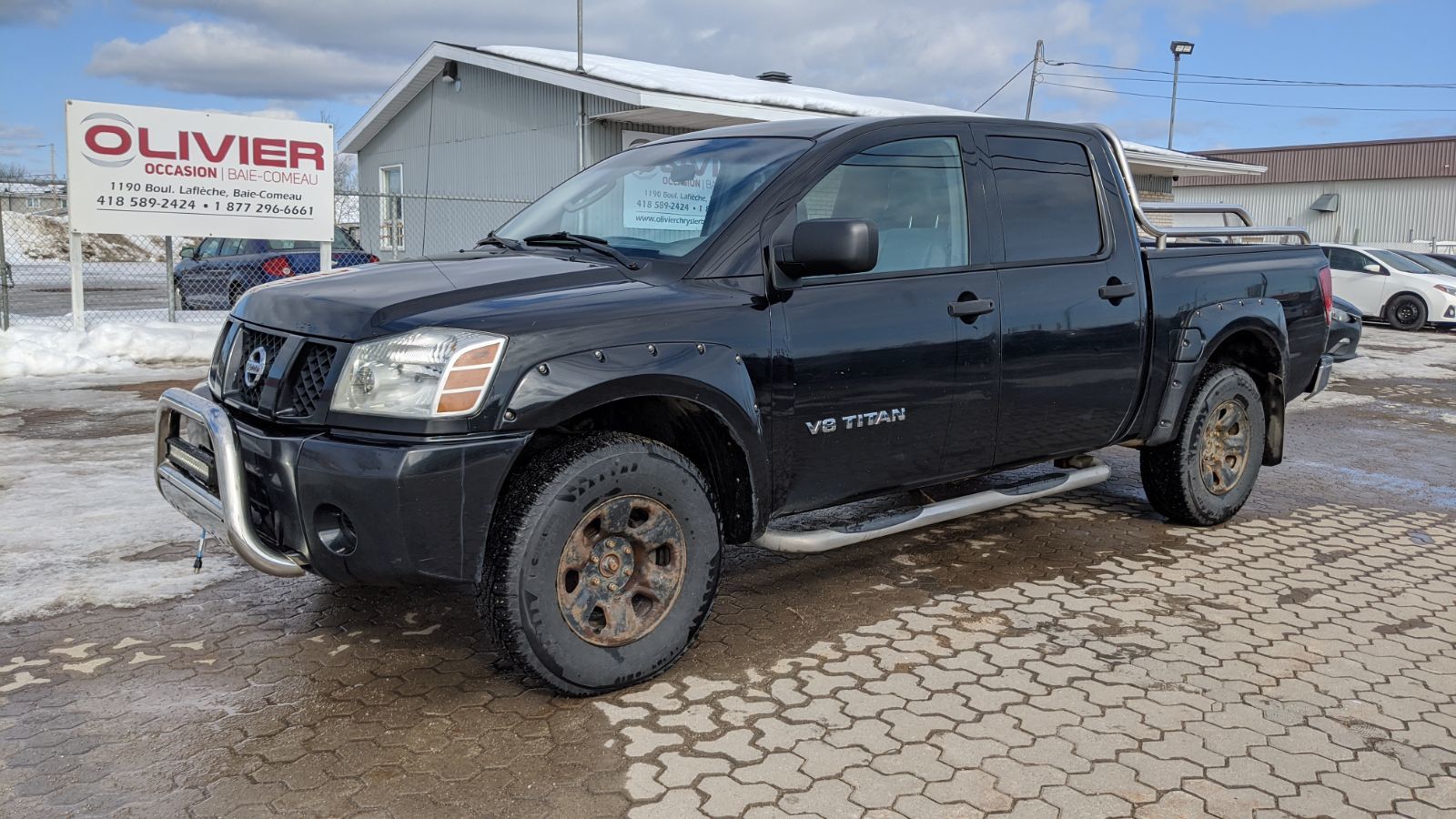 Olivier Chrysler Nissan Titan SE,pushbar,attelage de remorque,backrack 2006 d