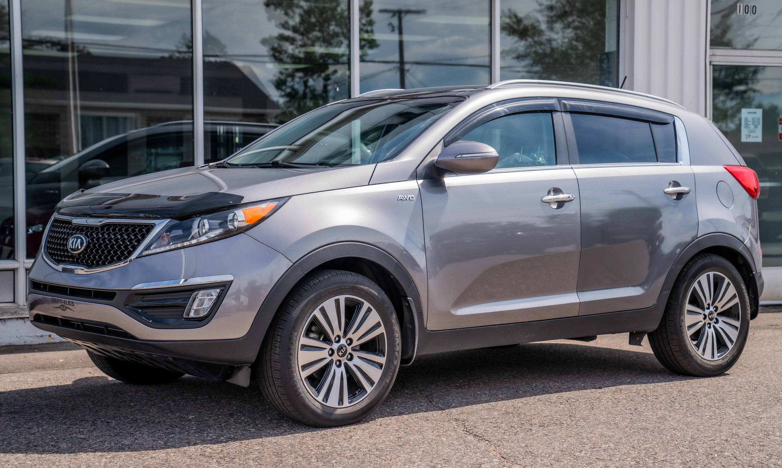 Used 2015 Kia Sportage Awd Ex Luxury Tres Bas Kilo Wow In Sept Iles Used Inventory Sept Iles Hyundai In Sept Iles Quebec