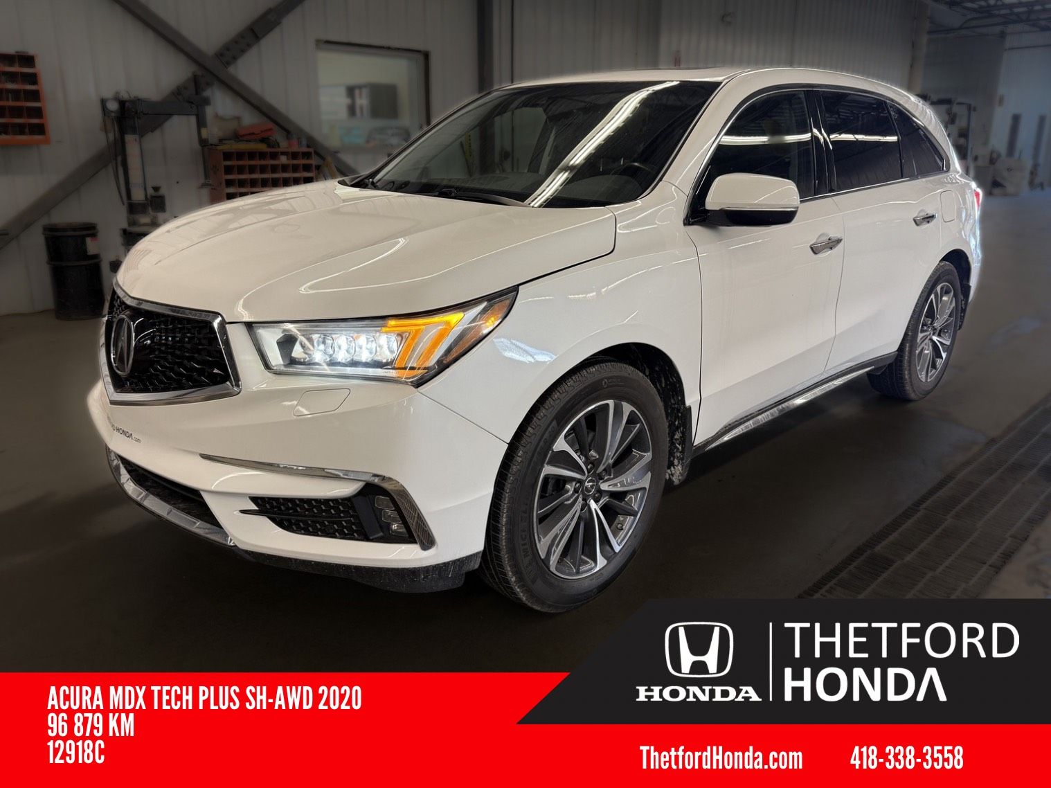 2020 Acura MDX Tech Plus SH-AWD ** GARANTIE PROLONGÉE ACURA 7 ANS / 130 000 KM ** CUIR ** TOIT ** DVD ARRIERE ** AT