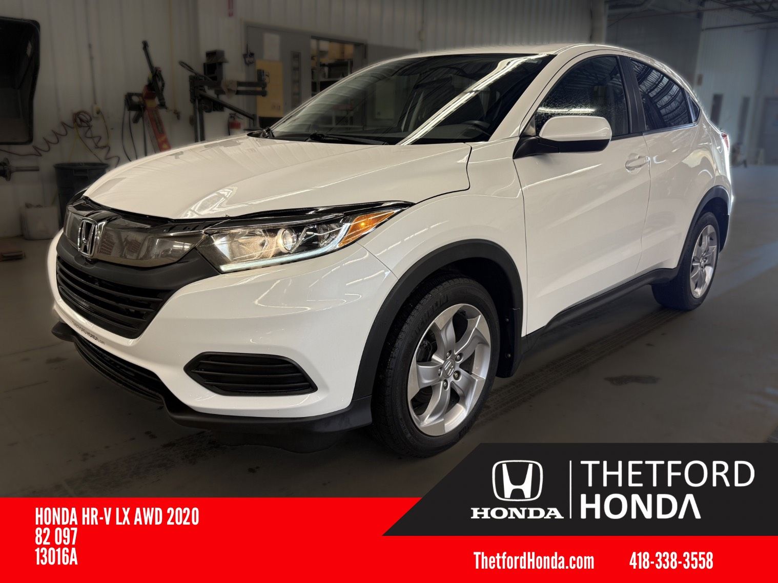 2020 Honda HR-V LX AWD ** SIEGES CHAUFFANTS ** JAMAIS ACCIDENTÉ ** UNE PROPRIO ** PRATIQUE ET ÉCONOMIQUE