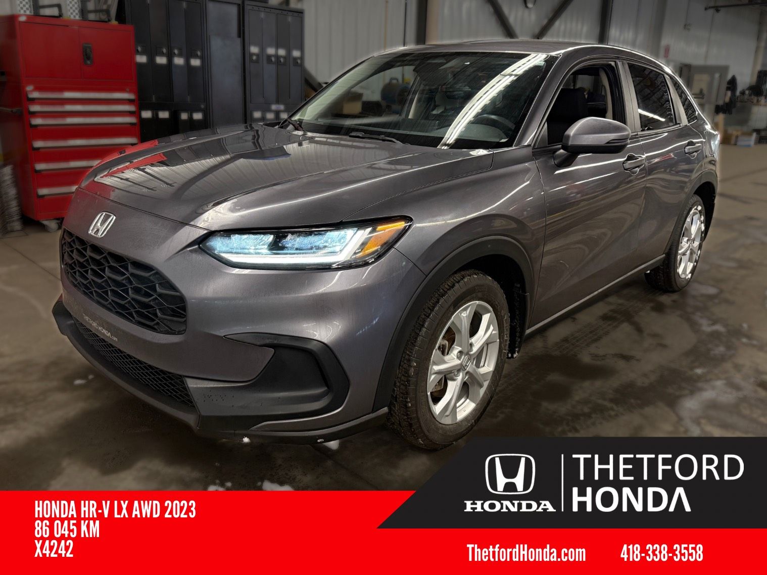 2023 Honda HR-V LX AWD ** SIEGES CHAUFFANTS ** DÉMARREUR A DISTANCE ** PNEUS NEUFS **