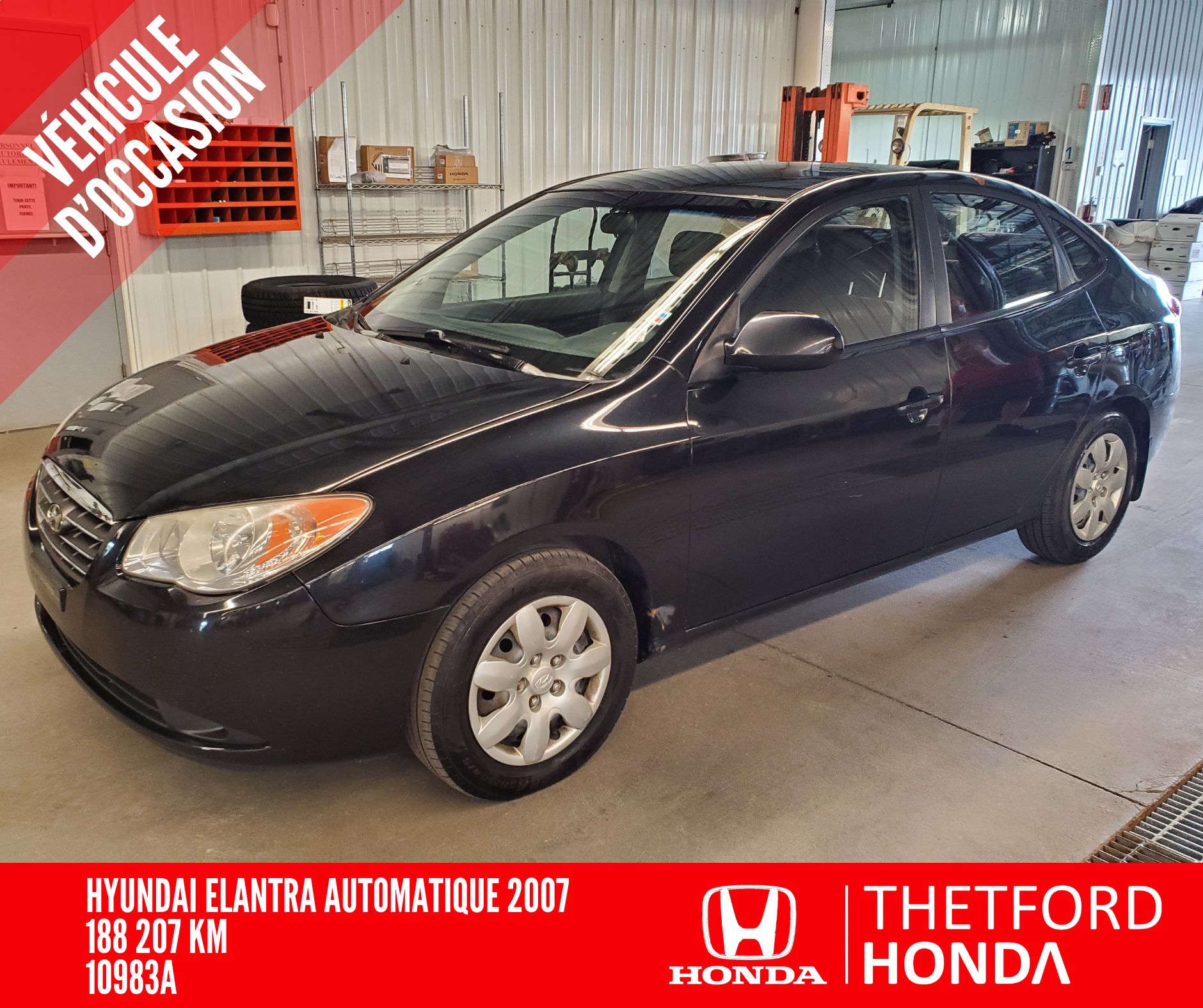 Used 2007 Hyundai Elantra In Thetford Mines Used Inventory