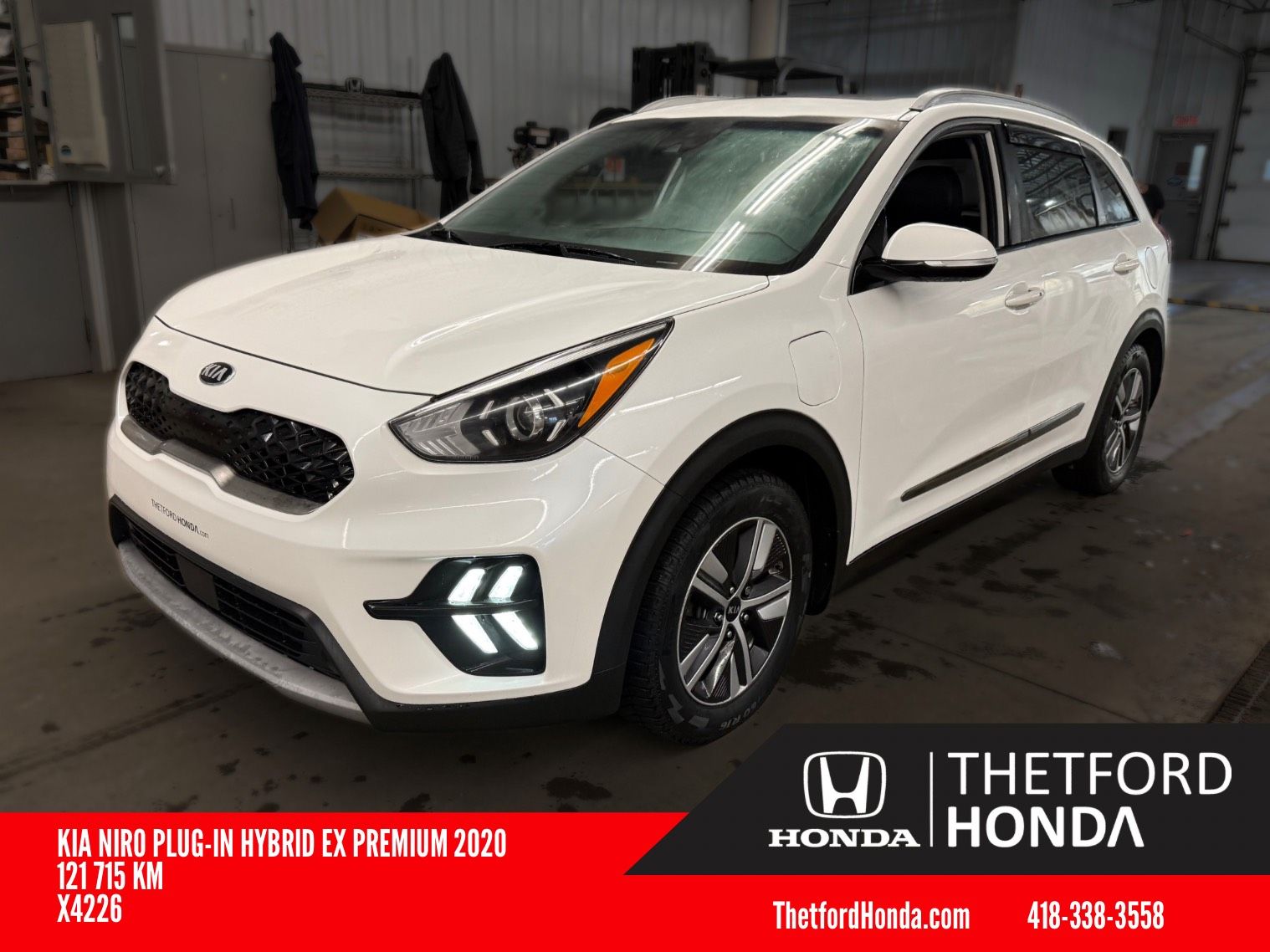 2020 Kia Niro Plug-In Hybrid EX Premium ** SIÈGES+ VOLANT CHAUFFANT ** PNEUS D'HIVER ** TOIT OUVRANT ** HYBRIDE BRANCHABLE !!