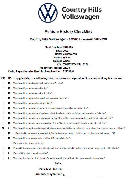 Volkswagen Tiguan  2023 à Calgary, Alberta