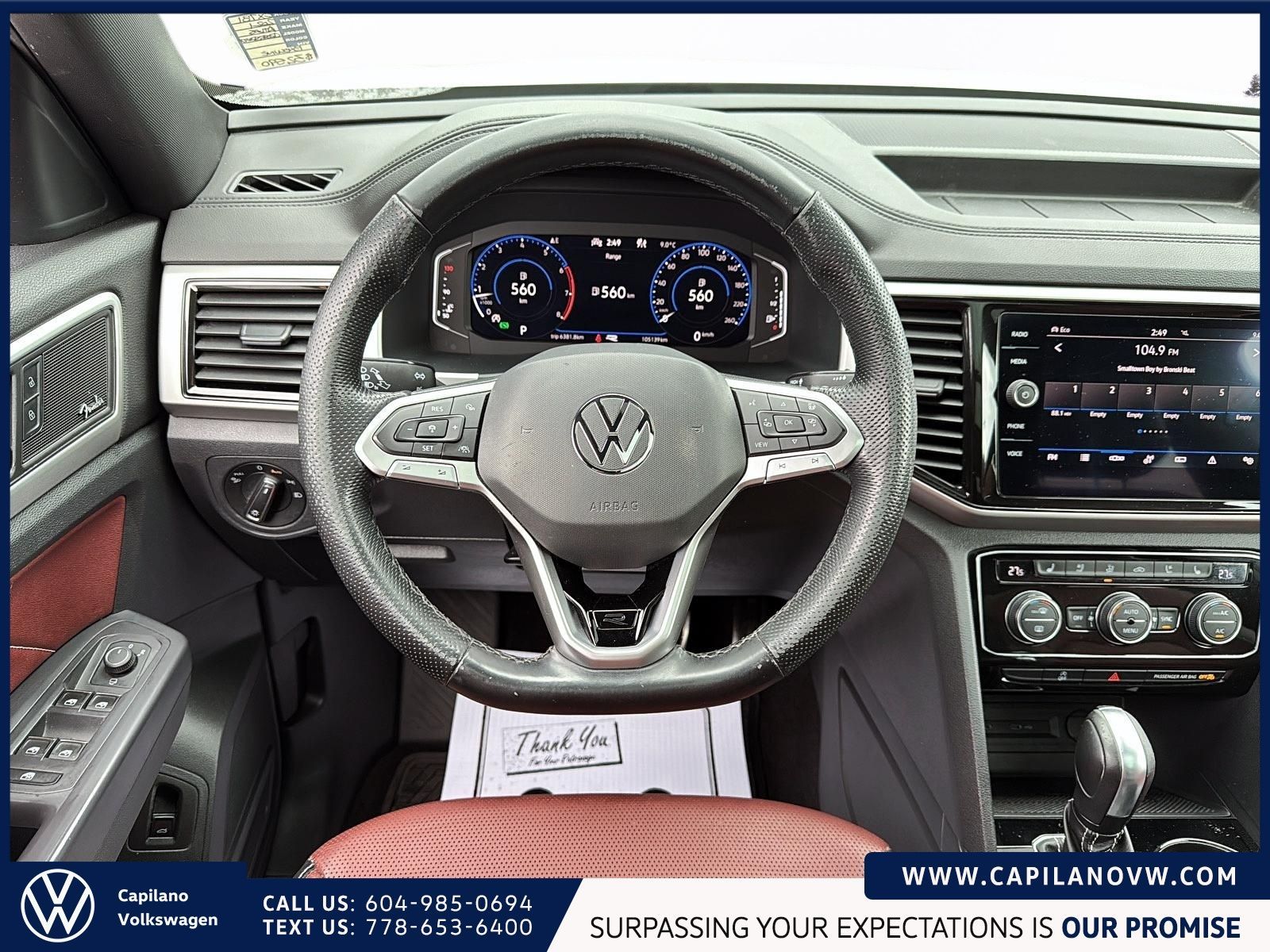 2021 Volkswagen Atlas Cross Sport Execline 2.0TSI 4MOTION | R Line Package Just Arrived! Local Vehicle, Very Well-Equipped