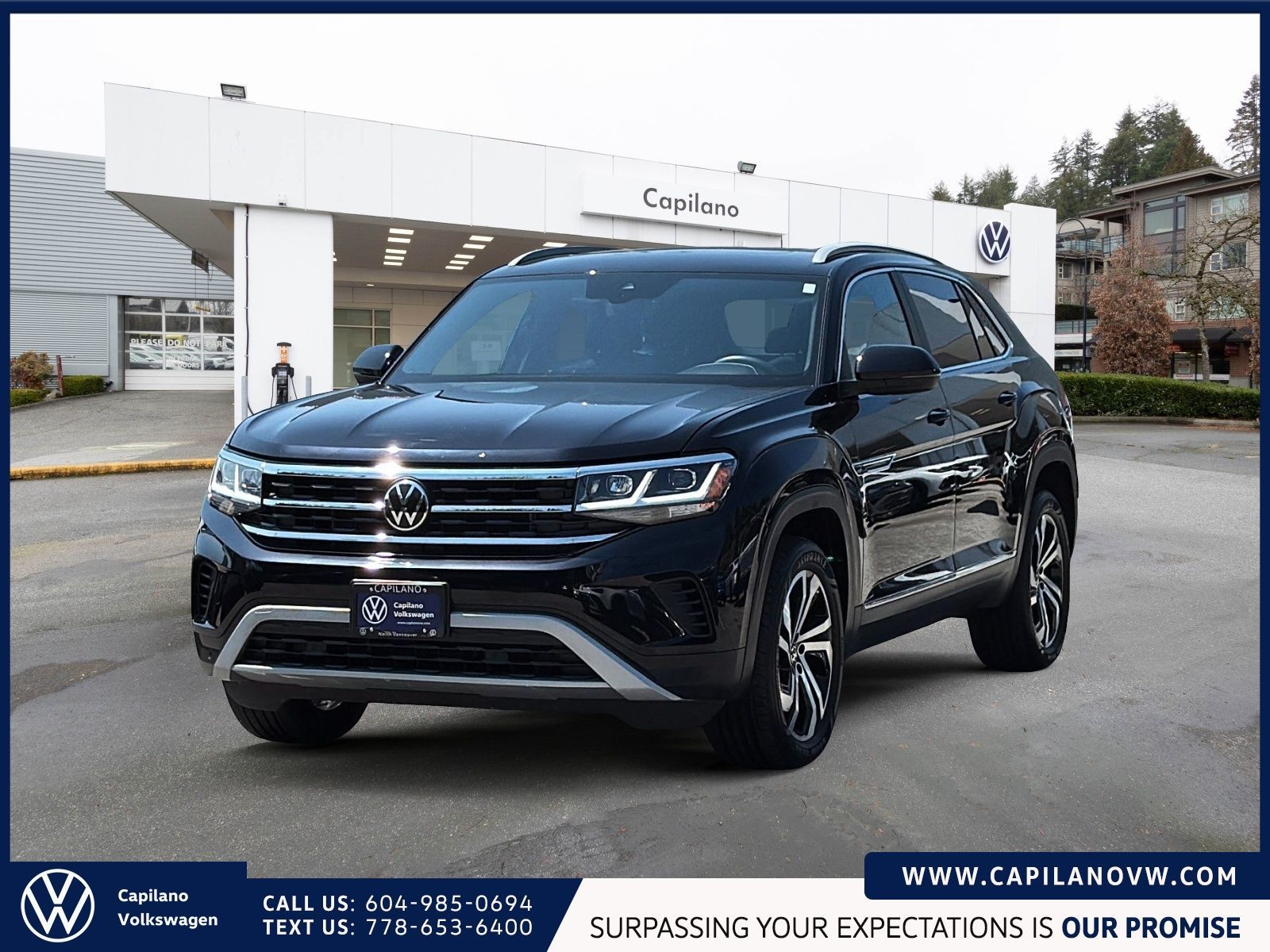 2022 Volkswagen Atlas Cross Sport 3.6 FSI Highline Just Arrived! Local Vehicle, Well-Equipped, AWD