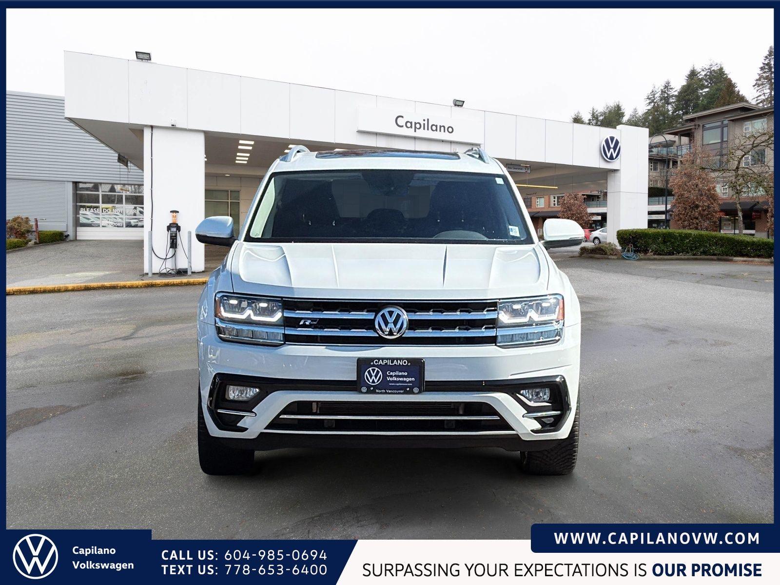 2019 Volkswagen Atlas Highline 3.6L 4MOTION | R Line Package | 3rd Row Just Arrived! Local Vehicle, Well Equipped