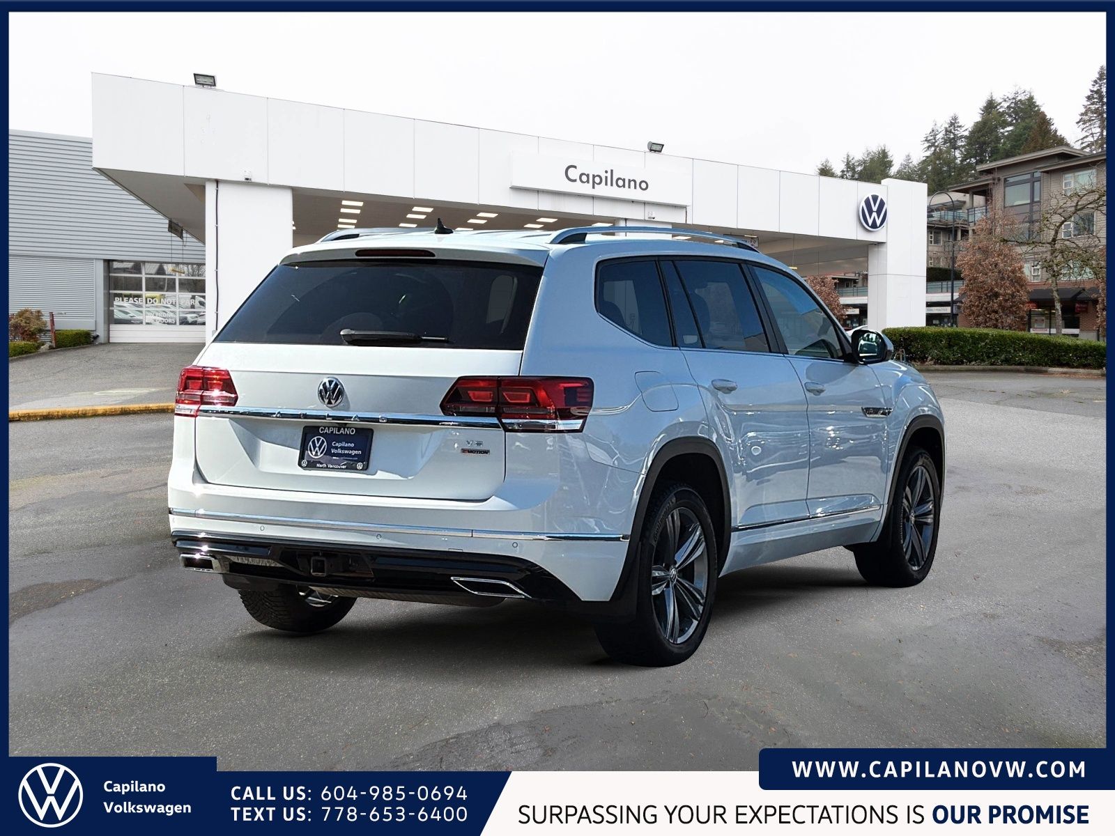 2019 Volkswagen Atlas Highline 3.6L 4MOTION | R Line Package | 3rd Row Just Arrived! Local Vehicle, Well Equipped