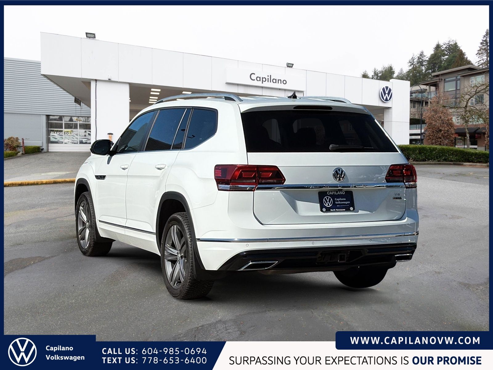 2019 Volkswagen Atlas Highline 3.6L 4MOTION | R Line Package | 3rd Row Just Arrived! Local Vehicle, Well Equipped