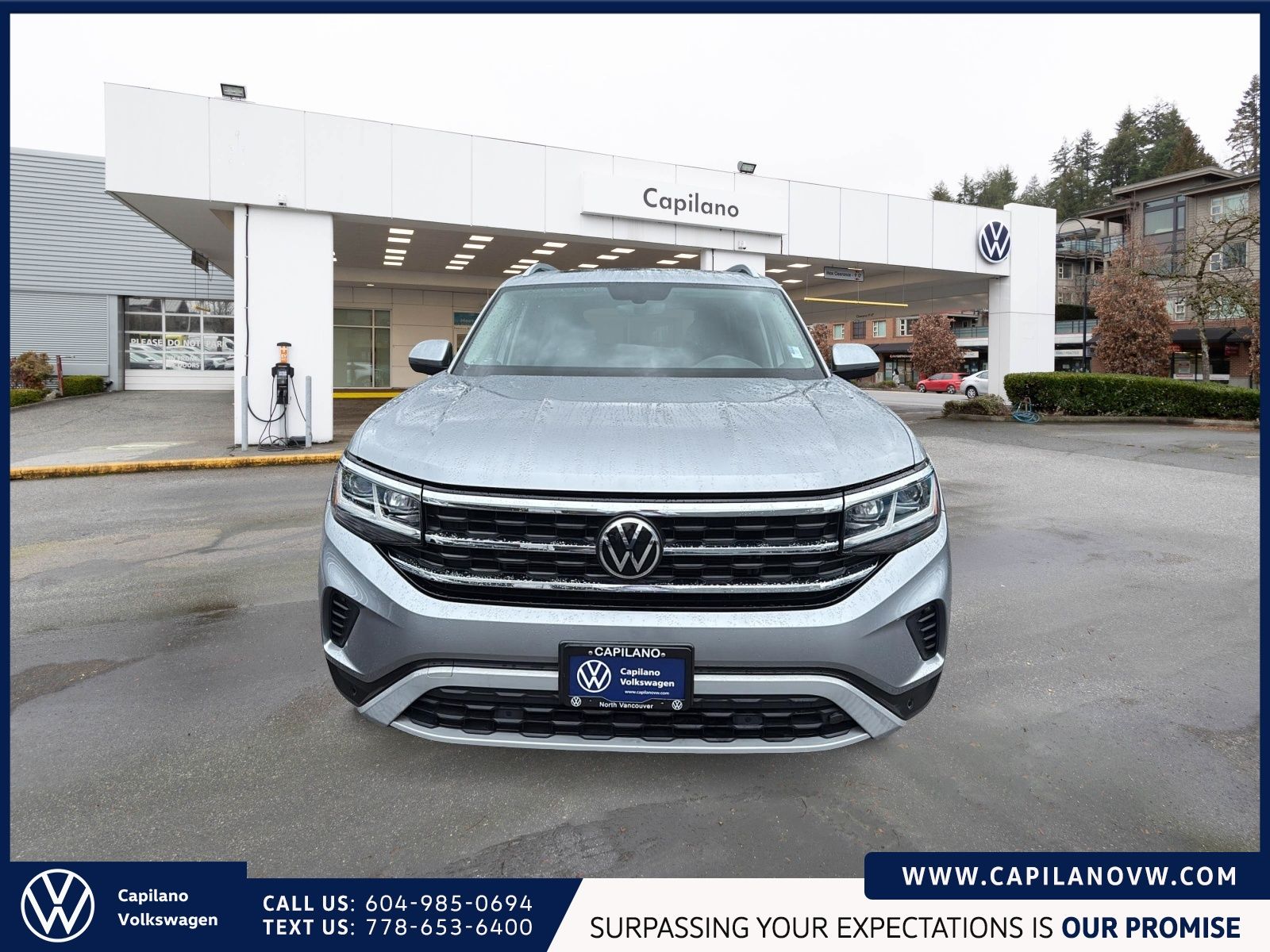 2021 Volkswagen Atlas Highline 3.6L 4MOTION + Captain's Chair Package Just Arrived! Local, No Accidents, AWD