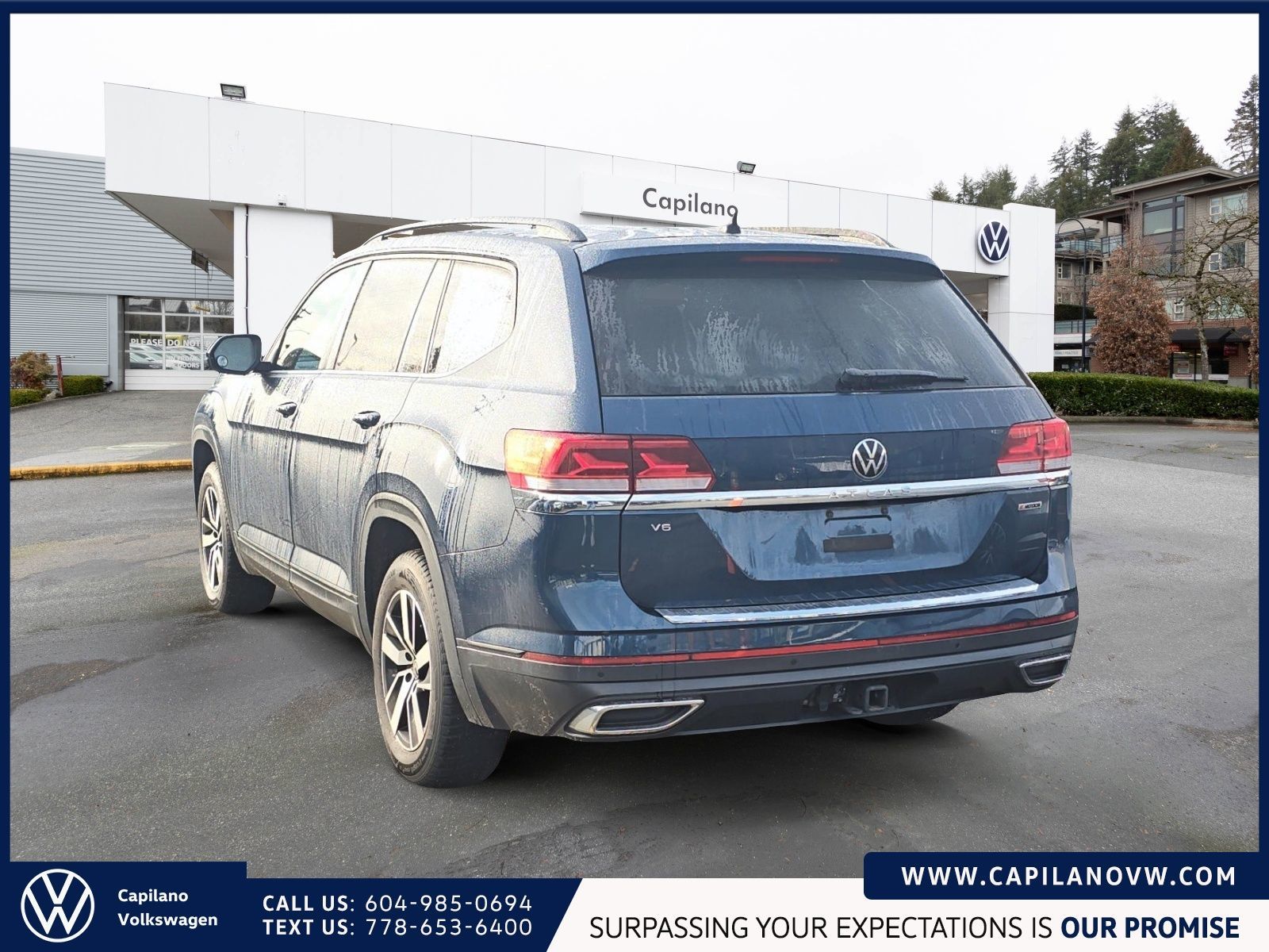 2022 Volkswagen Atlas Comfortline 3.6L 4MOTION | 3rd Row Seats Just Arrived! Local Vehicle, AWD, Well-Equipped, Low KM