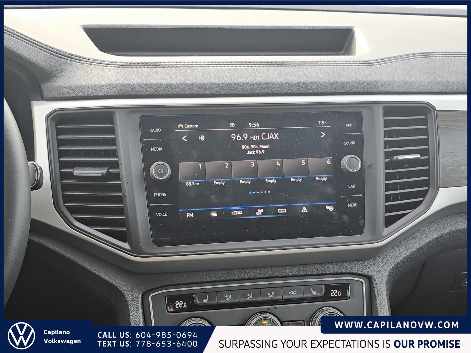 2022 Volkswagen Atlas Comfortline 3.6L 4MOTION | 3rd Row Seats Just Arrived! Local Vehicle, AWD, Well-Equipped, Low KM