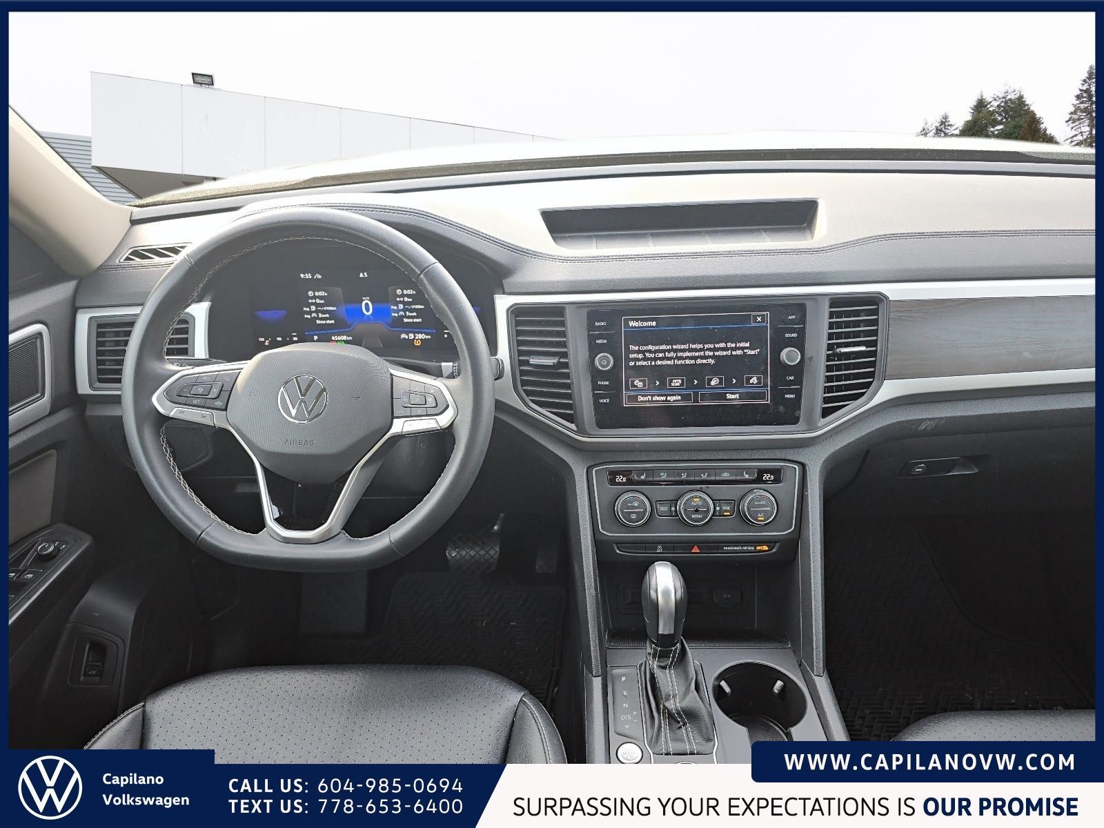 2022 Volkswagen Atlas Comfortline 3.6L 4MOTION | 3rd Row Seats Just Arrived! Local Vehicle, AWD, Well-Equipped, Low KM