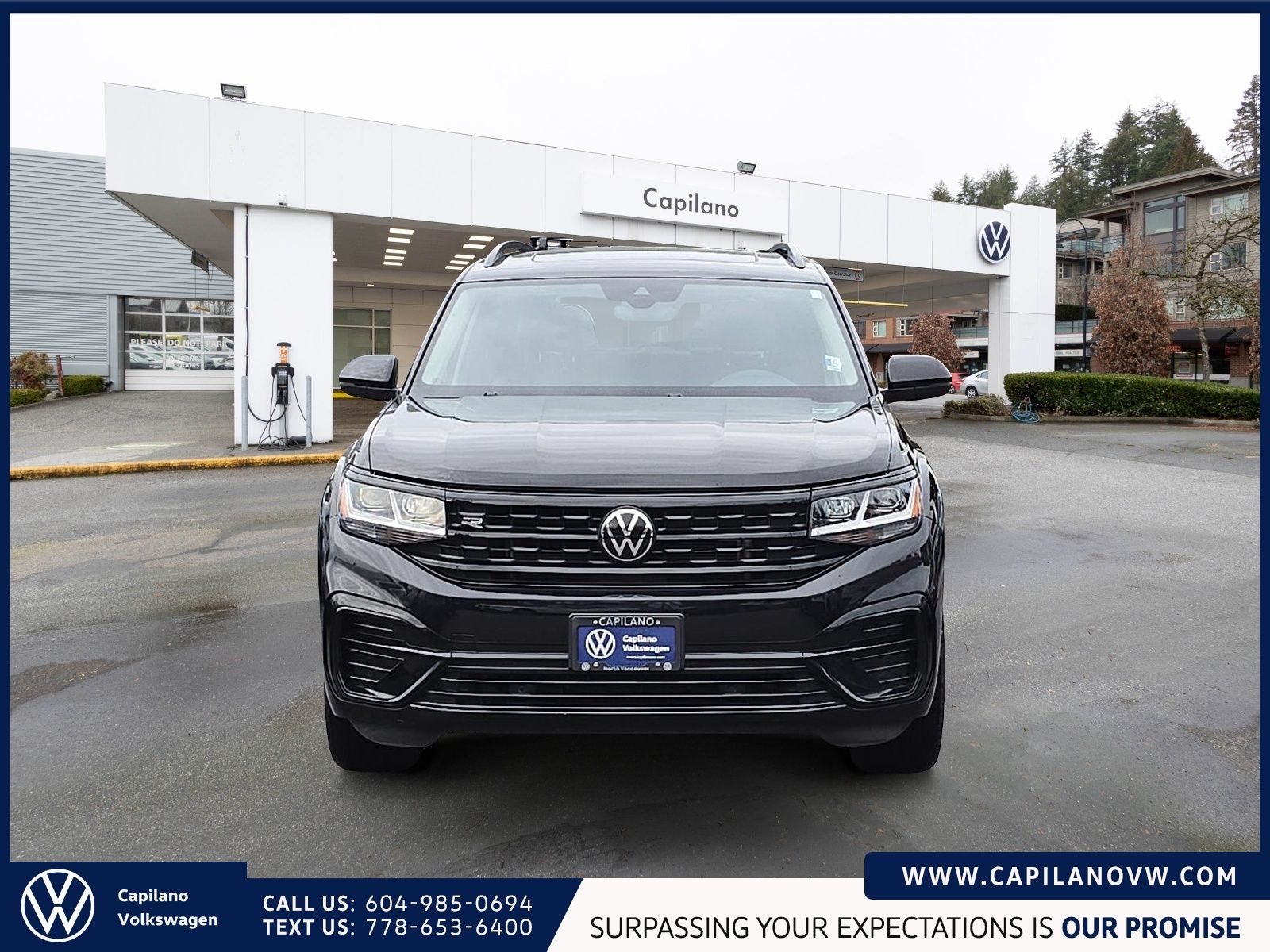 2023 Volkswagen Atlas Highline 3.6L 4MOTION | R Line & Captain's Chairs Just Arrived! Local Vehicle, Well-Equipped