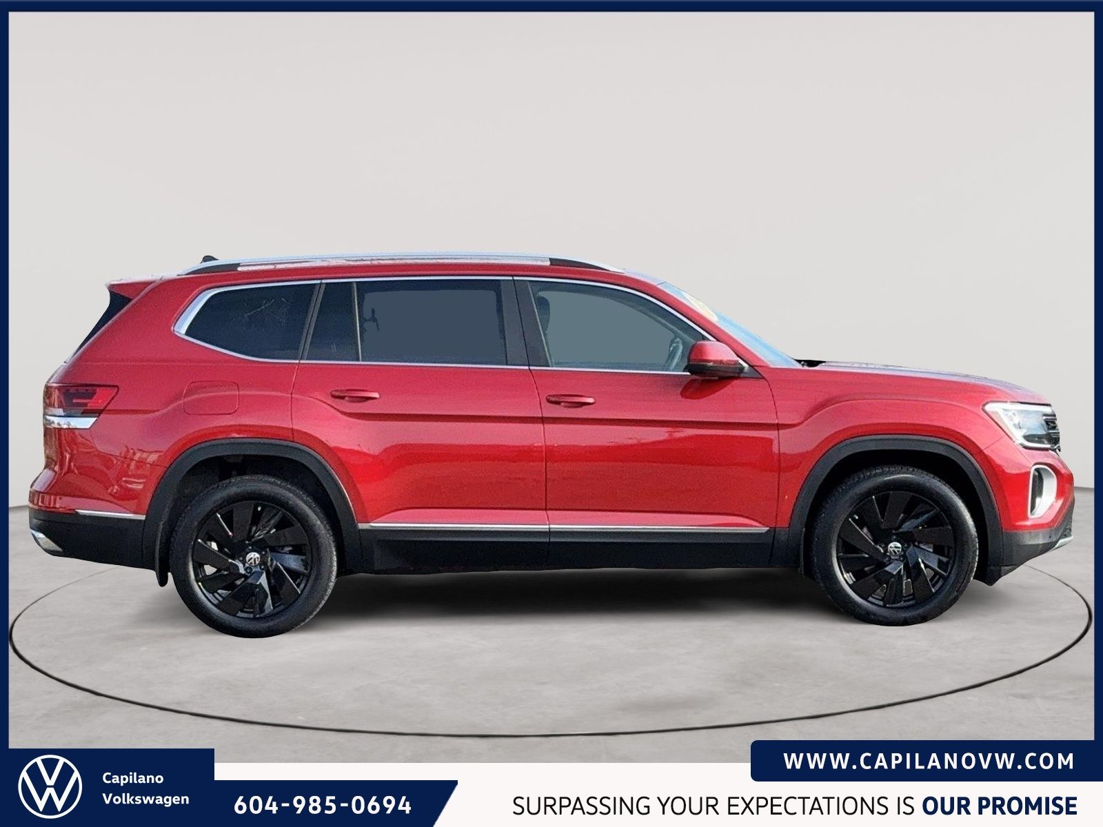 2024 Volkswagen Atlas Highline Captain's Chairs Package | Black Wheels Package