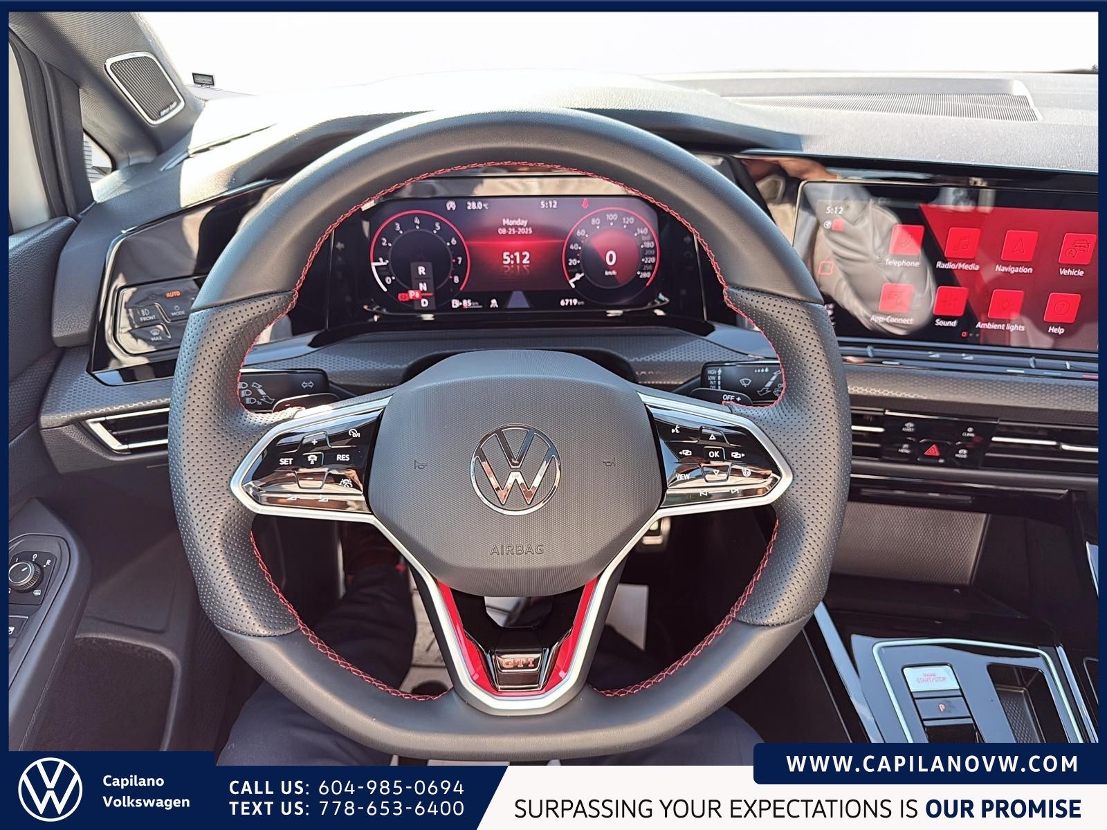 2024 Volkswagen Golf GTI Performance 2.0 TSI 7 Speed Auto Just Arrived! Local, One Owner, Well-Equipped, Low KM