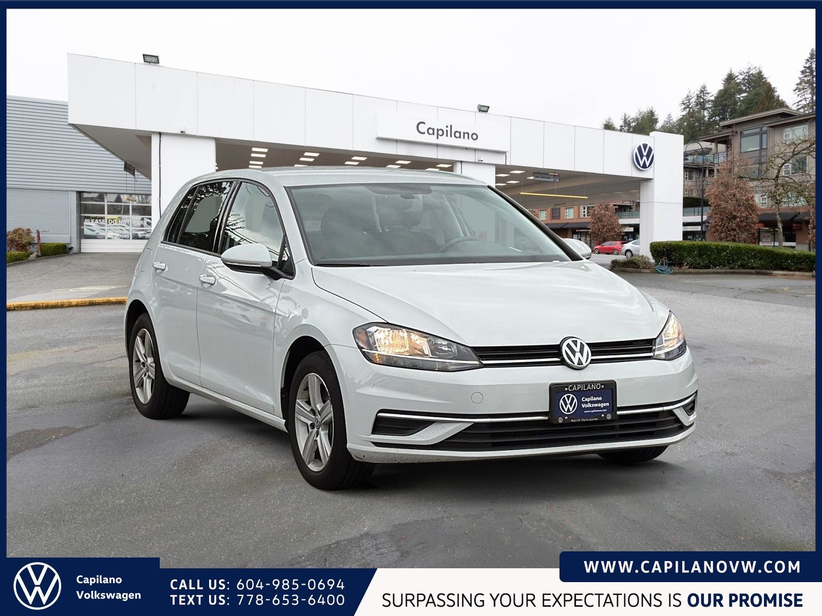 2021 Volkswagen Golf Comfortline 8-spd Automatic Just Arrived! Local, One Owner, Super Low KM!