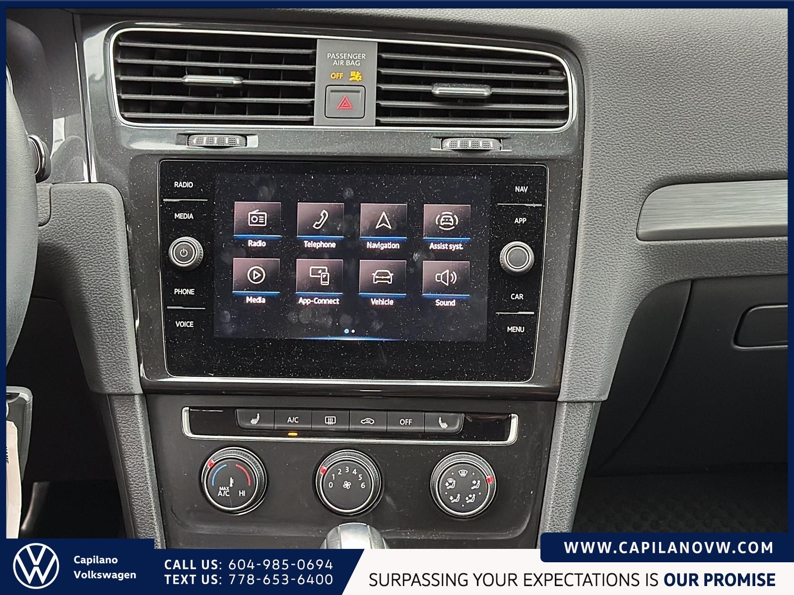 2021 Volkswagen Golf Comfortline 8-spd Automatic Just Arrived! Local, One Owner, Super Low KM!