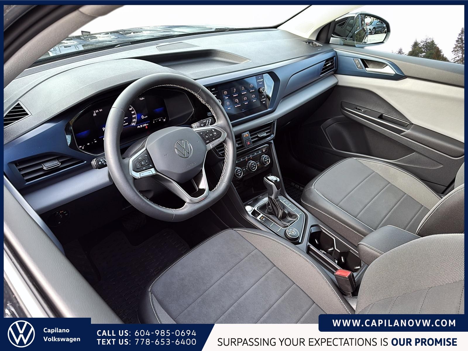2023 Volkswagen Taos Comfortline 4MOTION | Panoramic Sunroof Local, One Owner, Low KM!