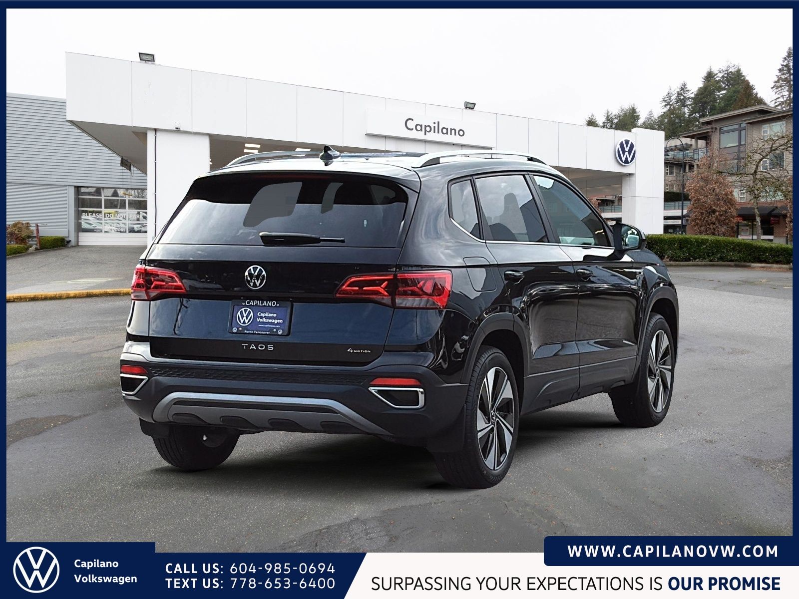 2023 Volkswagen Taos Comfortline 4MOTION | Panoramic Sunroof Local, One Owner, Low KM!