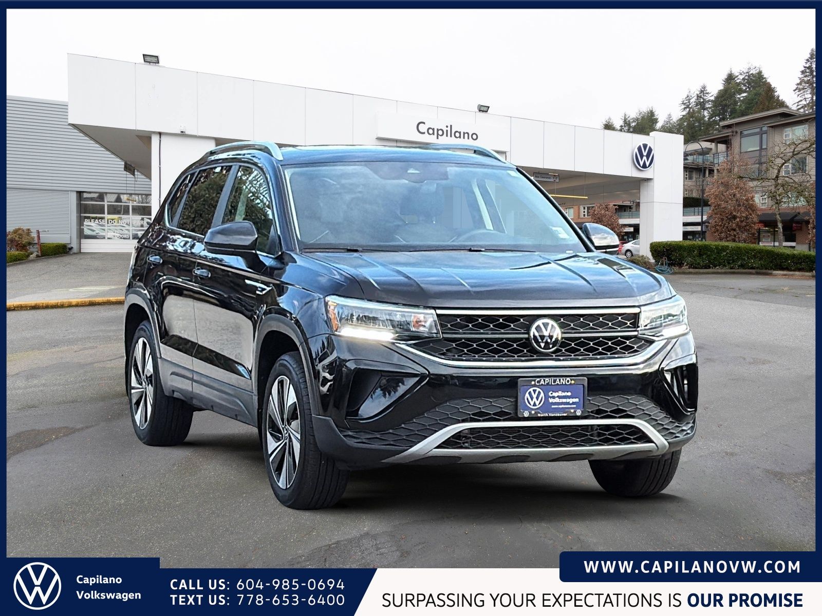 2023 Volkswagen Taos Comfortline 4MOTION | Panoramic Sunroof Local, One Owner, Low KM!