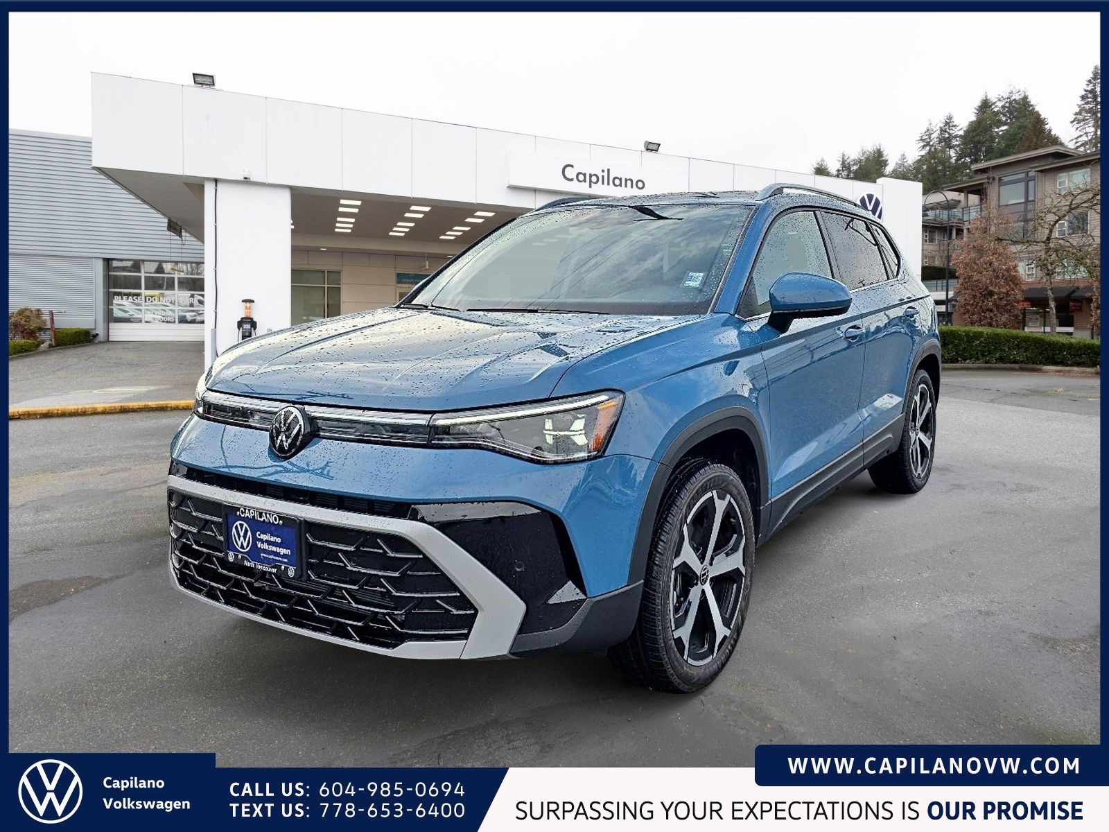 2025 Volkswagen Taos Highline 4MOTION | 19 Wheels Package Just Arrived! Local, One Owner, No Accidents