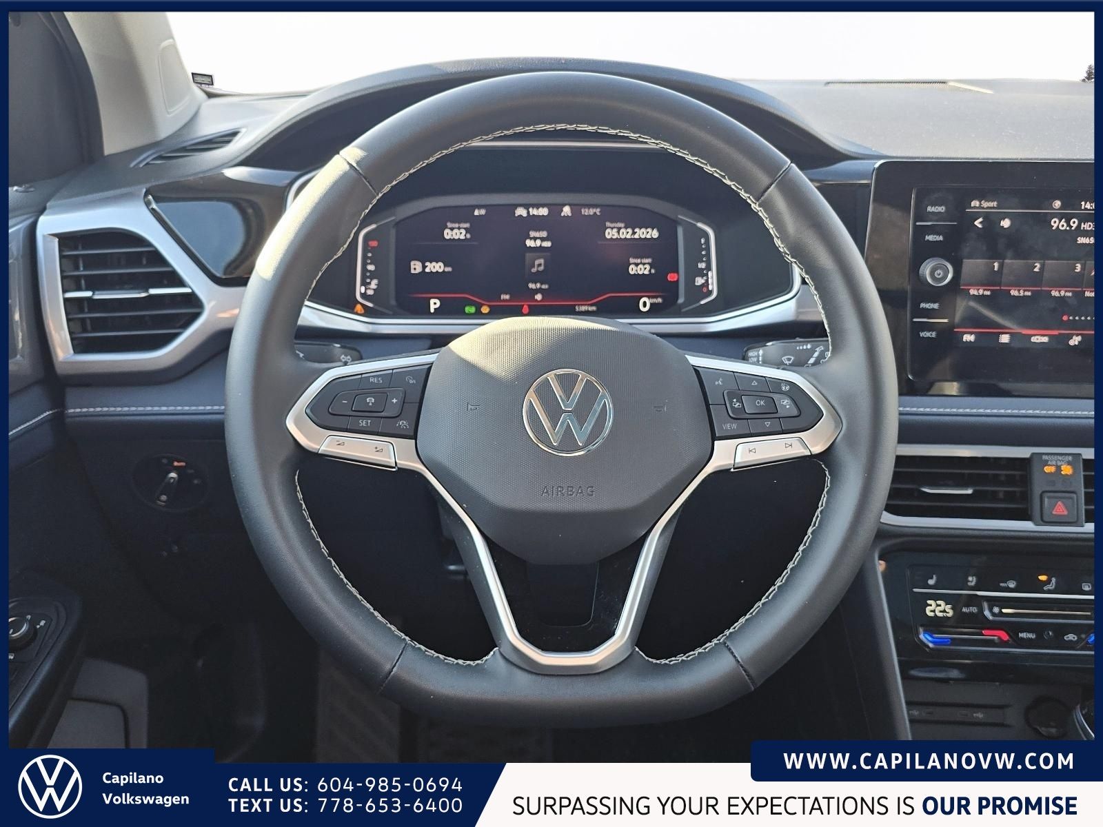 2026 Volkswagen Taos Highline 4MOTION X-Demo Special!