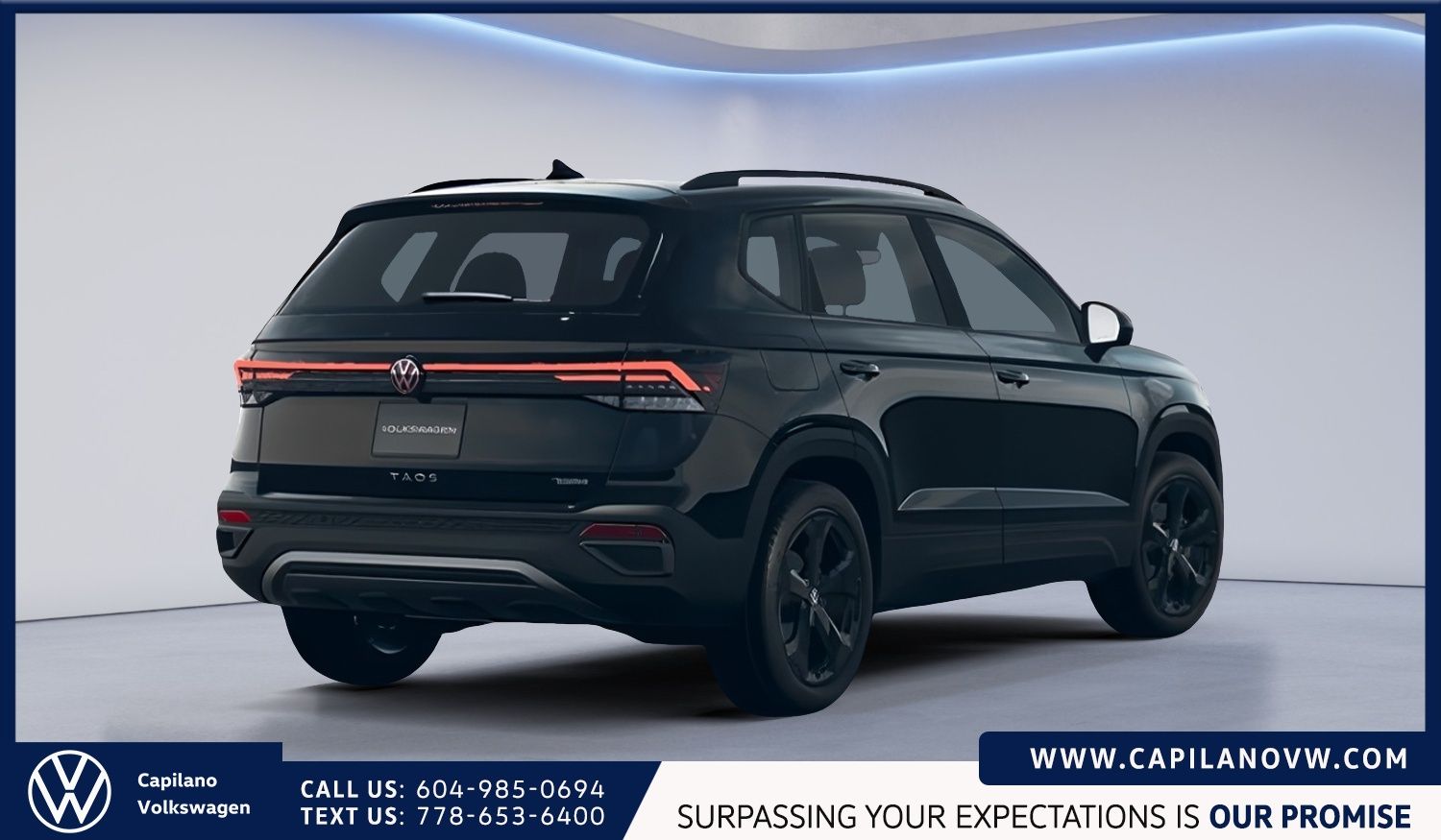 Photo 2027 Volkswagen Taos Comfortline Black Edition 4MOTION #3
