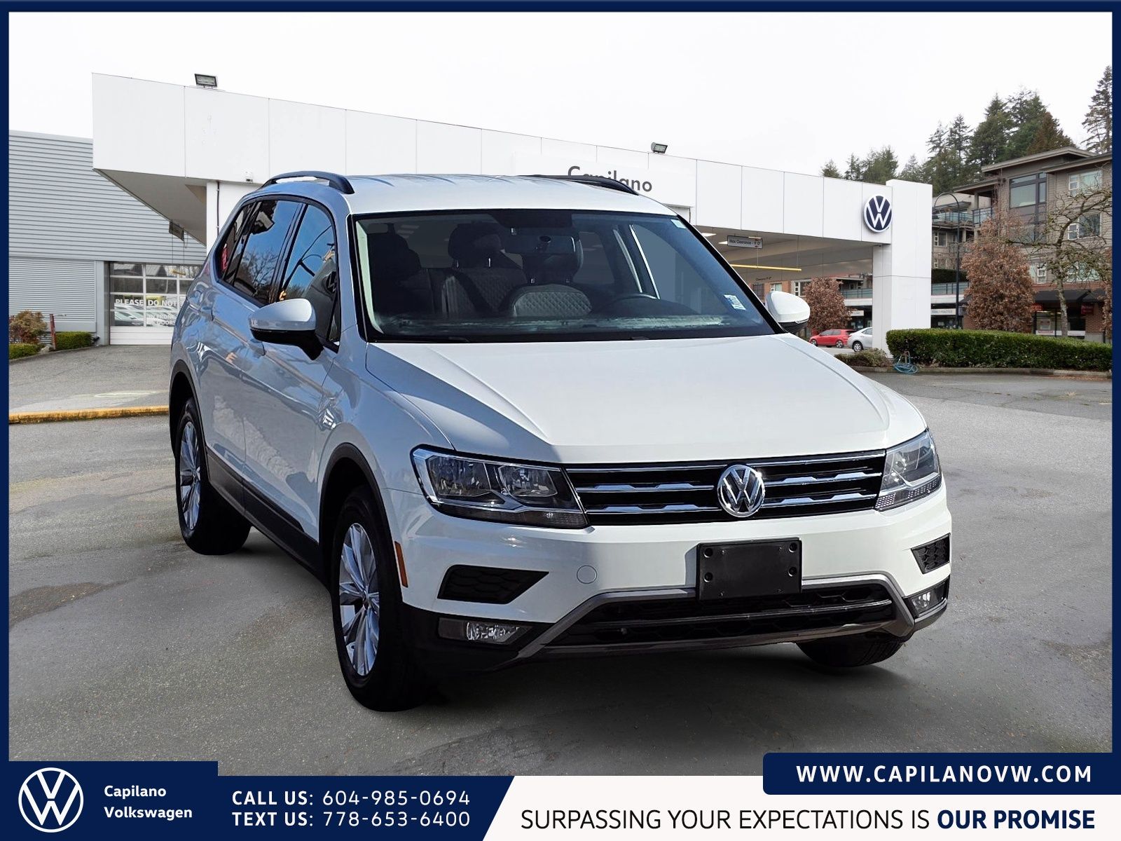 2018 Volkswagen Tiguan Trendline 4MOTION | Convenience Package Just Arrived! Local Vehicle, AWD, Cloth Seats