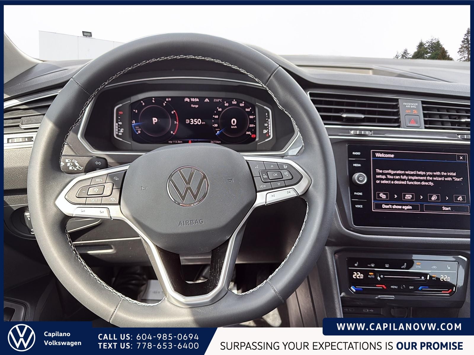 2022 Volkswagen Tiguan Comfortline 4MOTION Just Arrived! Local, One Owner, Low KMs