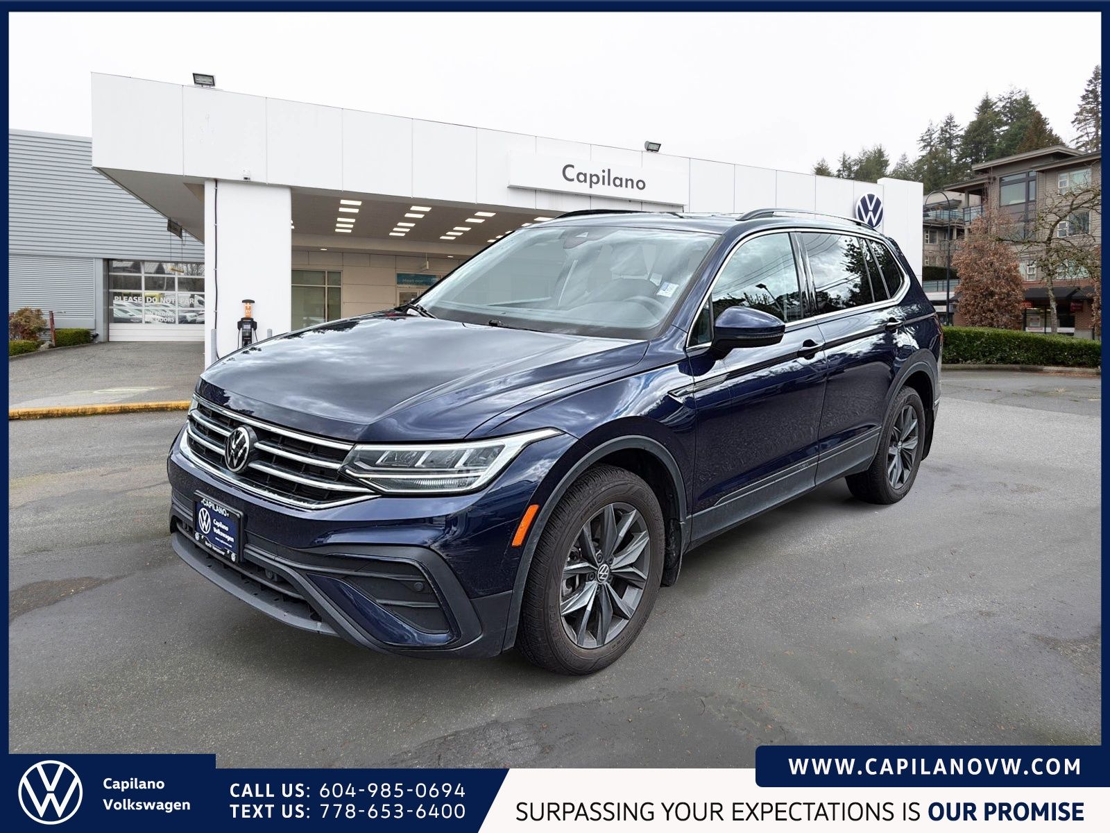 2022 Volkswagen Tiguan Comfortline 4MOTION | Panoramic Sunroof Just Arrived! Local, One Owner, AWD