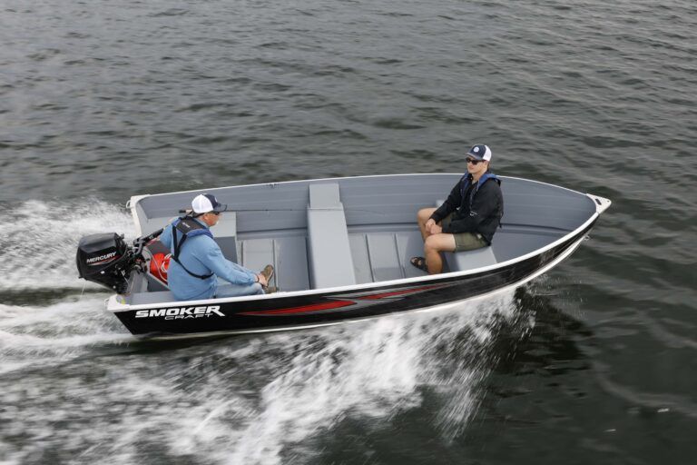 2027 Smokercraft VOYAGER SEAFARER 14 TS SPLIT SEAT CHALOUPE ALUMINIUM 14'