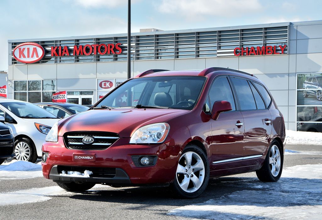 Kia Rondo EX V6 LUXURY ** 7 PLACES ** CUIR ** 2007 Rouge usagé à vendre