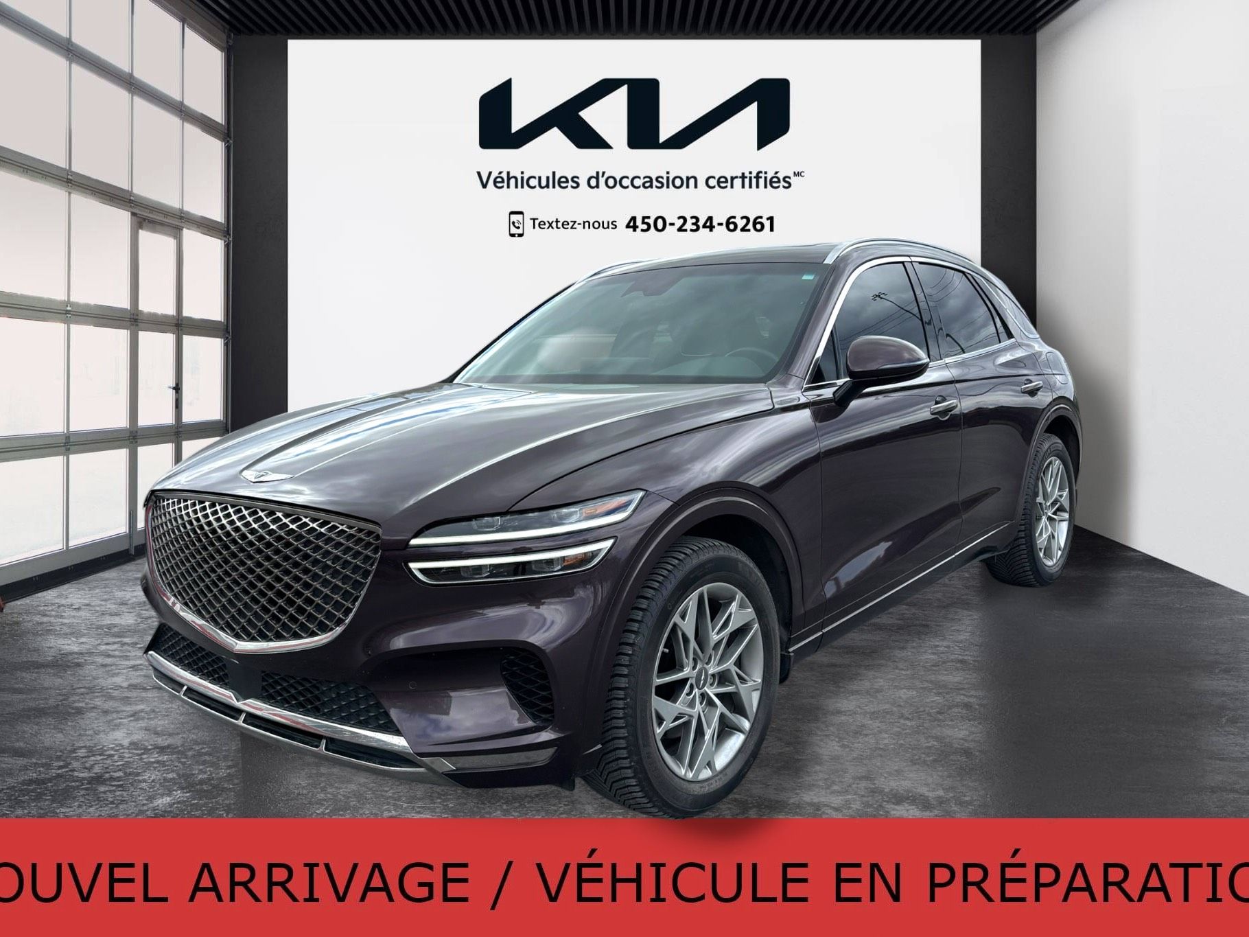 2022 Genesis GV70 2.5T Advanced, JAMAIS ACCIDENTÉ, TOIT, CUIR, AWD