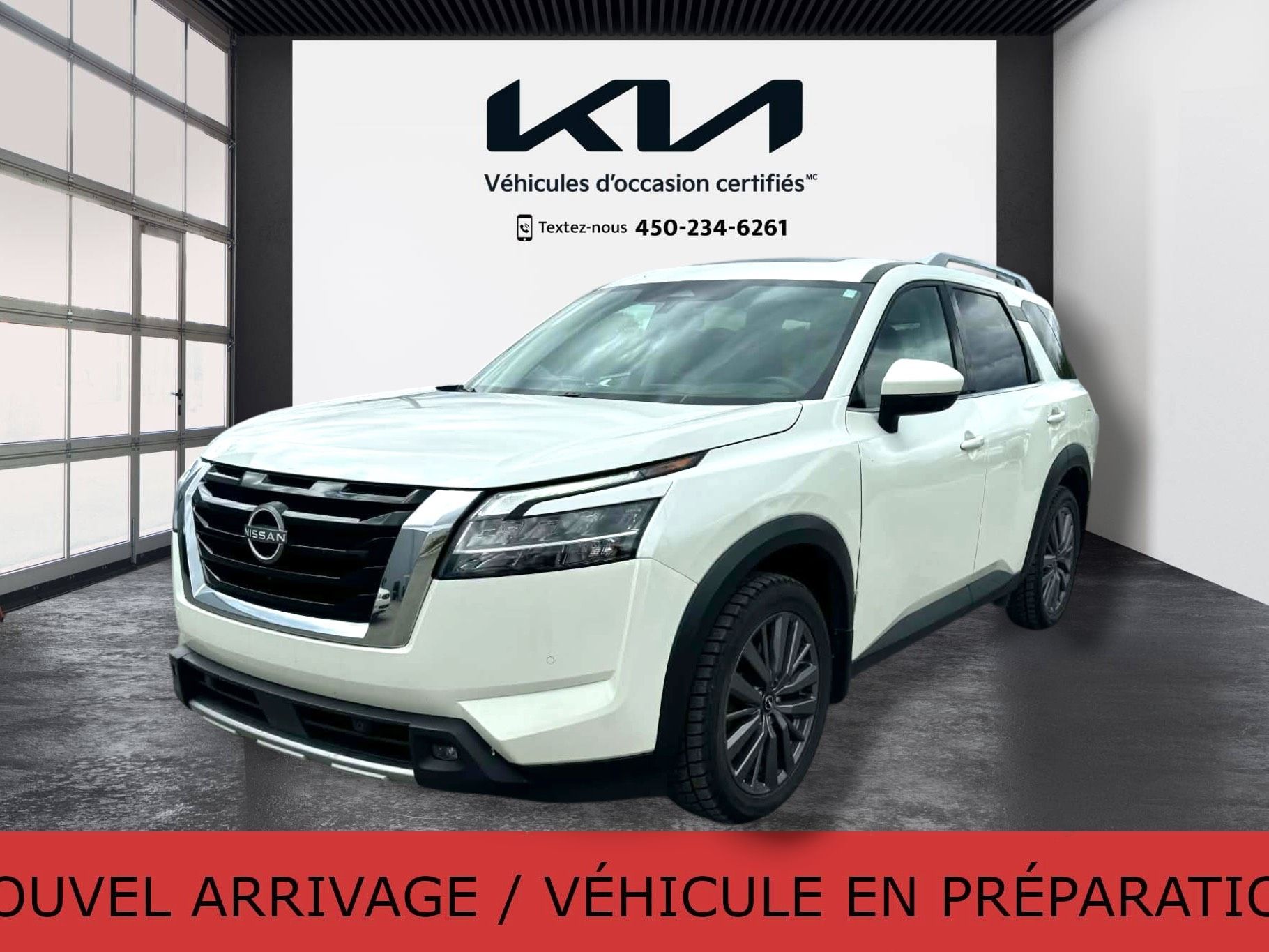2023 Nissan Pathfinder SL, JAMAIS ACCIDENTÉ, 8 PASSAGERS, CUIR